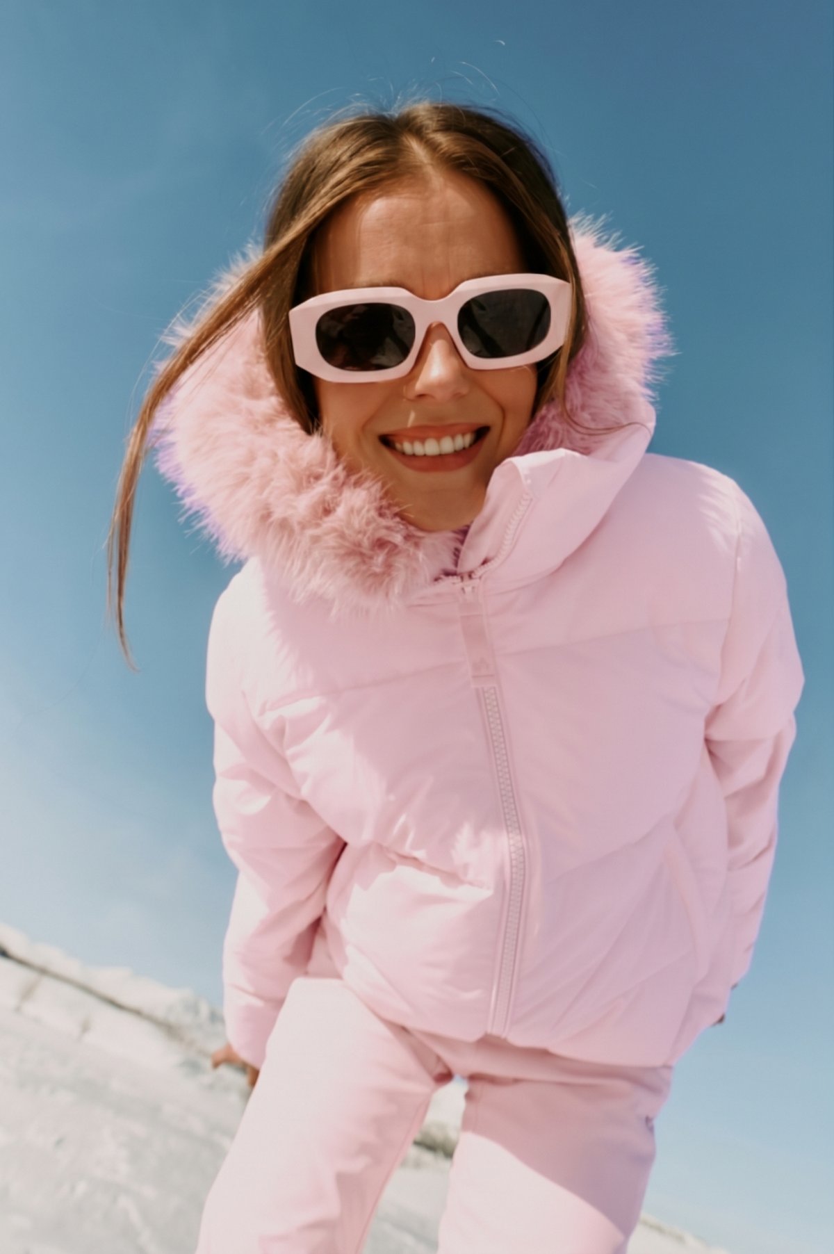 Twentyfour Nina Resort Puffer Lys rosa