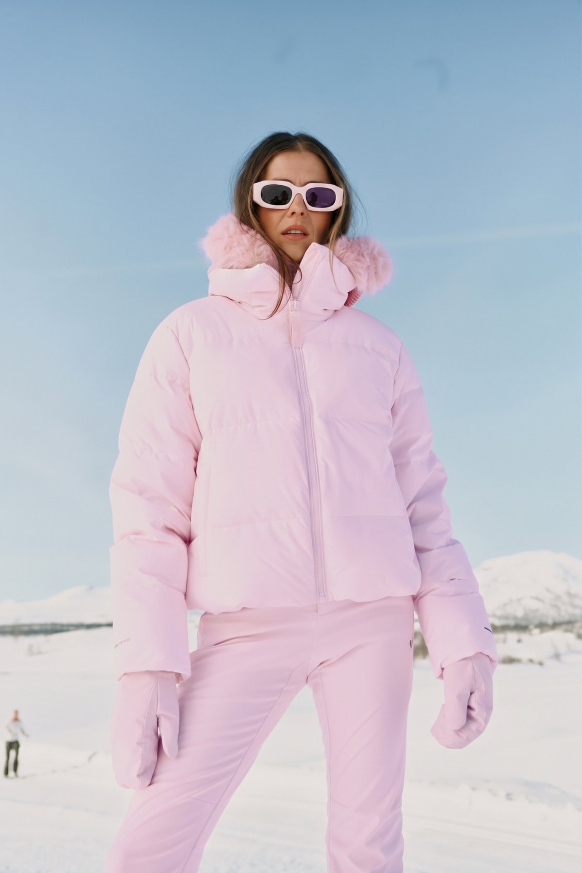 Twentyfour Nina Resort Puffer Lys rosa
