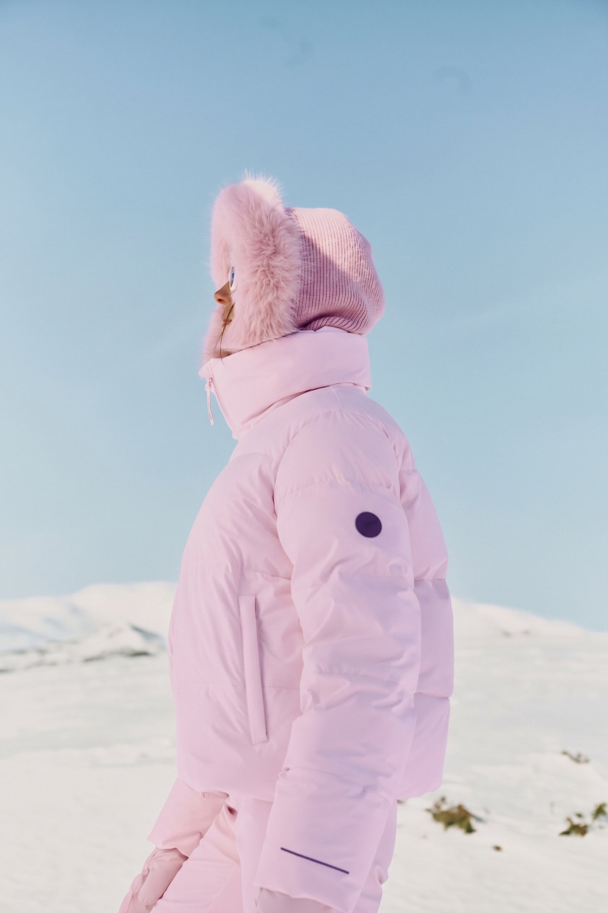 Twentyfour Nina Resort Puffer Lys rosa