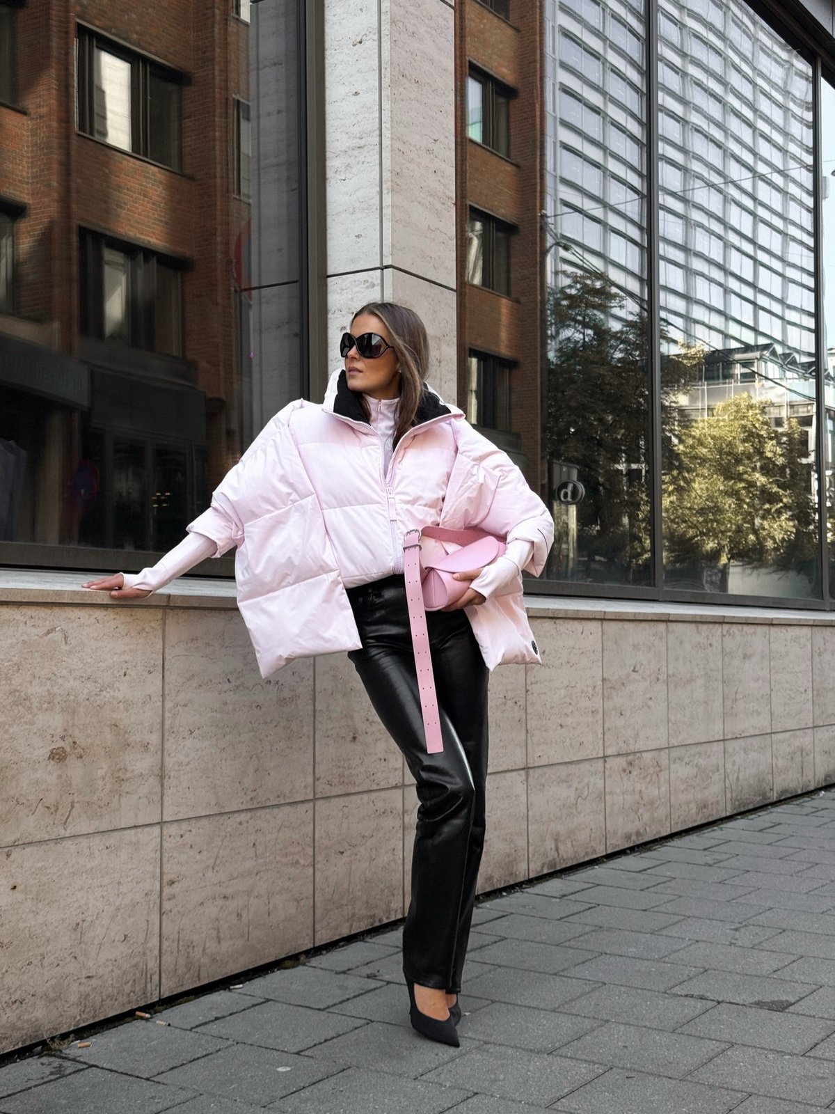 Twentyfour Nina Resort Puffer Lys rosa