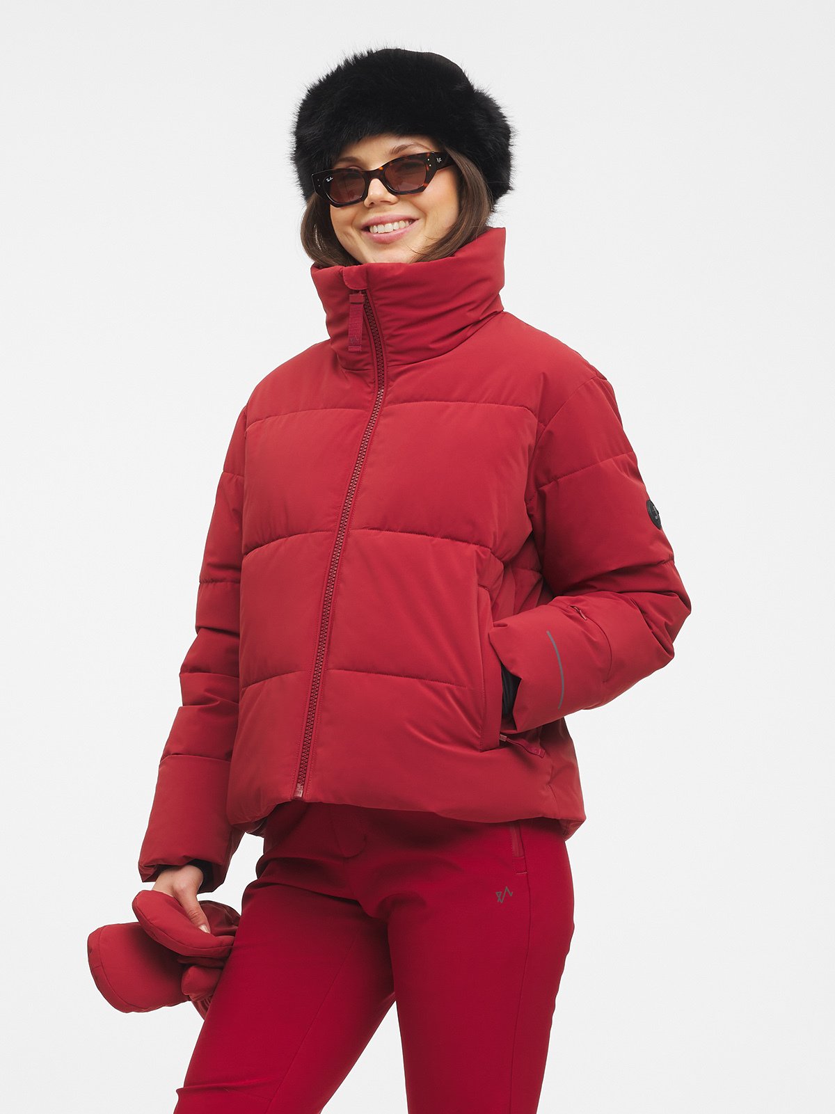Twentyfour Nina Resort Puffer Tranebær