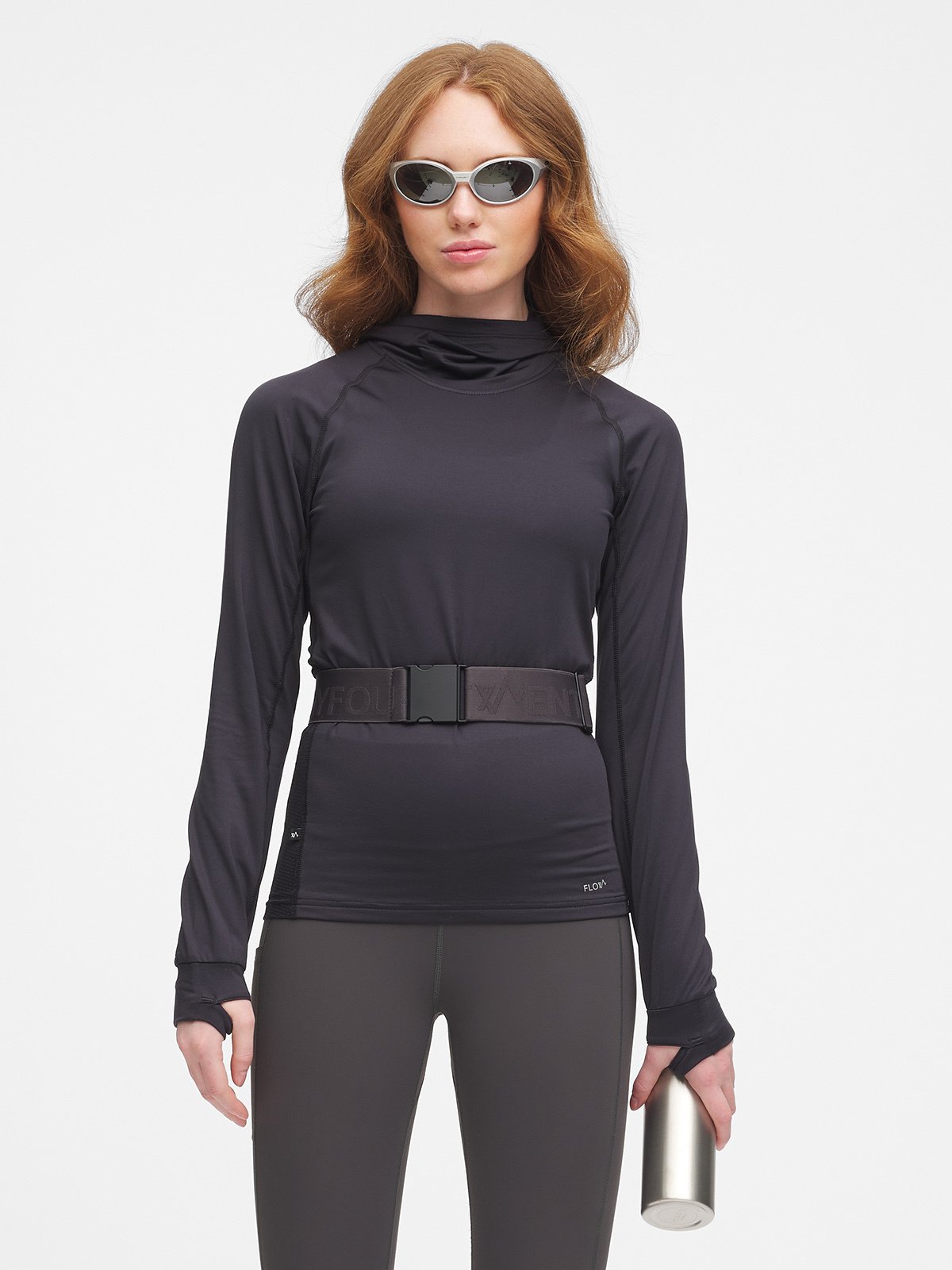 Twentyfour Flow Hooded Baselayer Top Sort