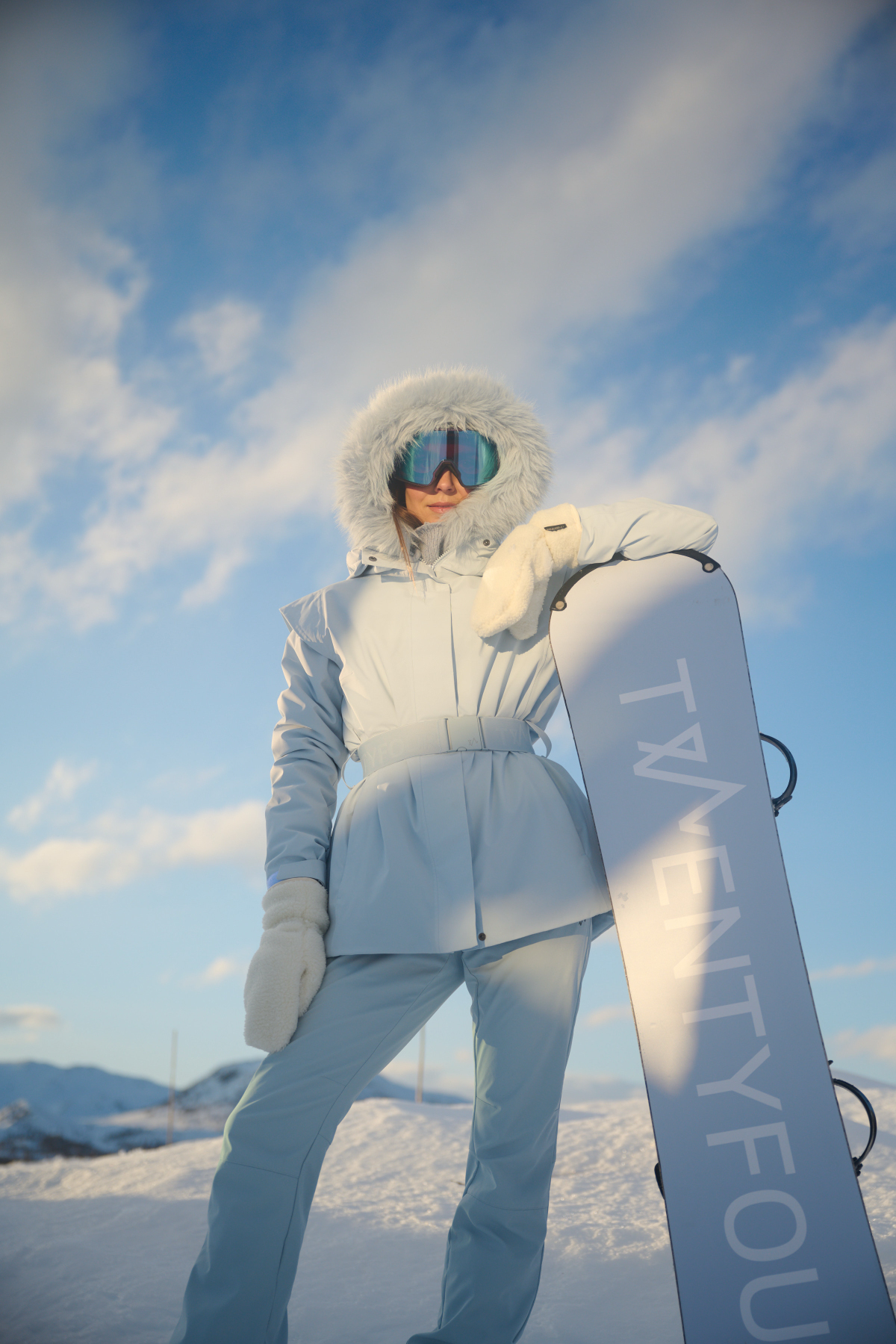 Twentyfour Nina Resort Skijakke Lys Blå