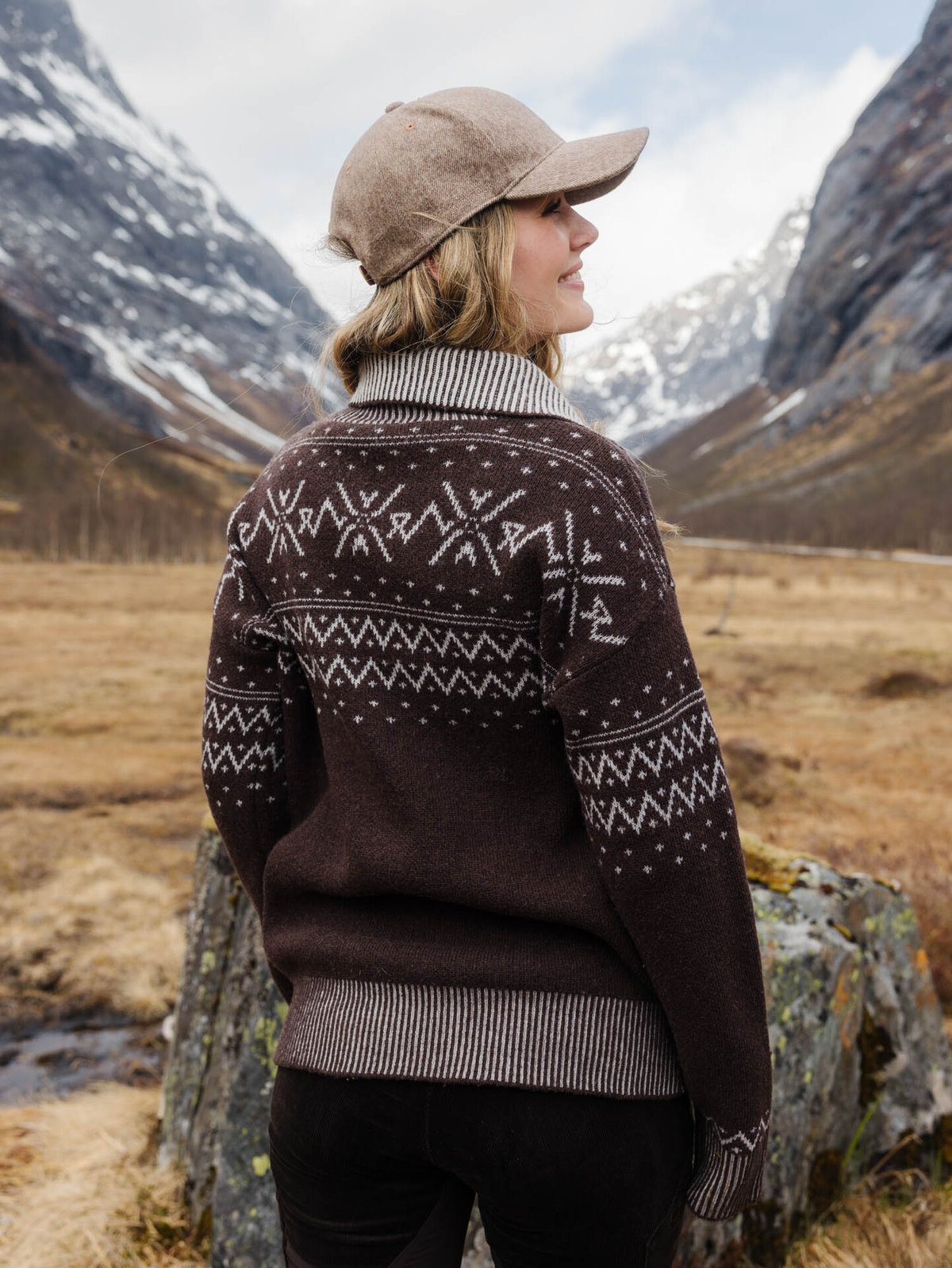 Twentyfour Legacy Half Zip Ullgenser Brun