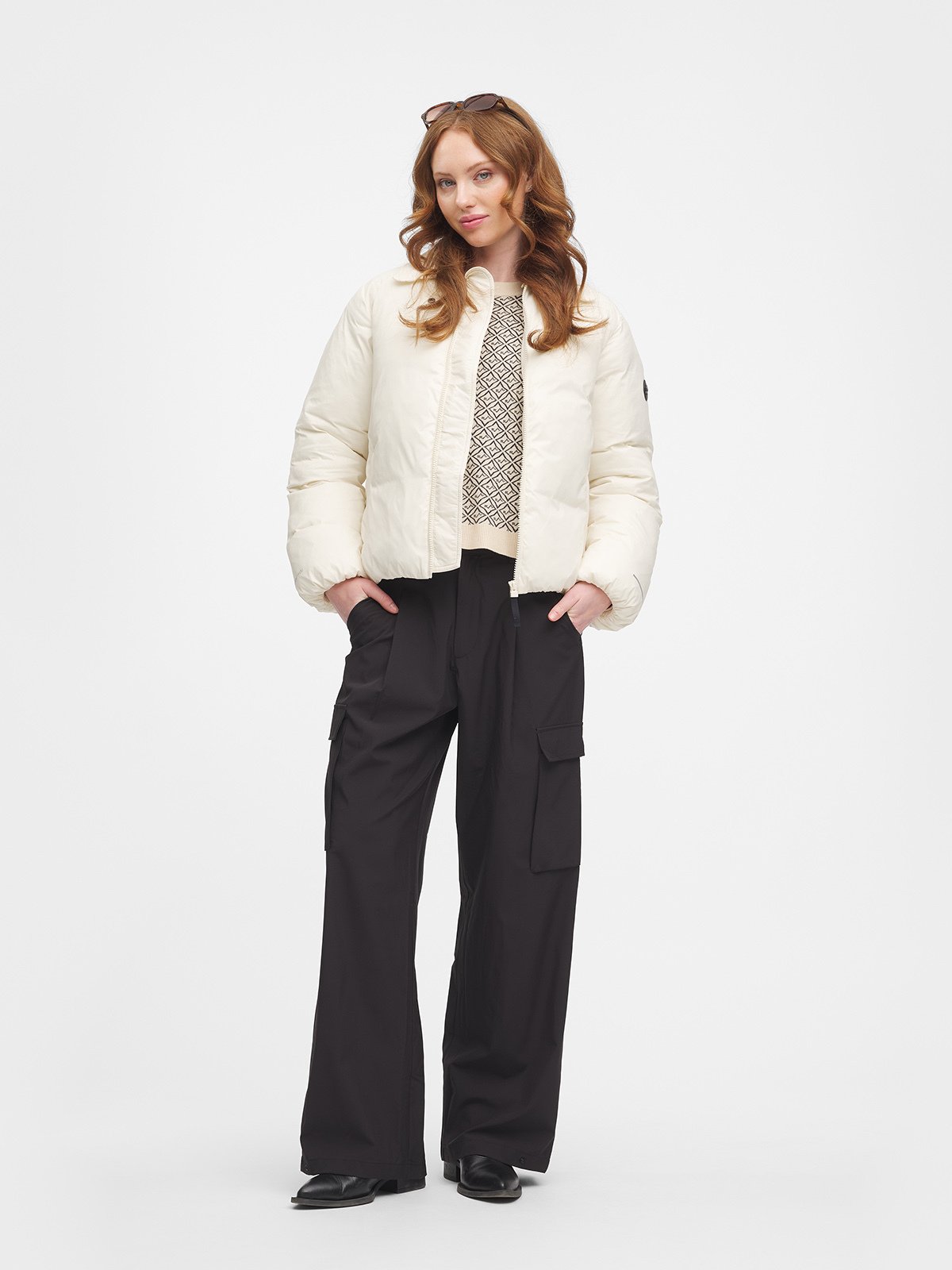 Twentyfour Mode Flex Warm Jakke Gråhvit