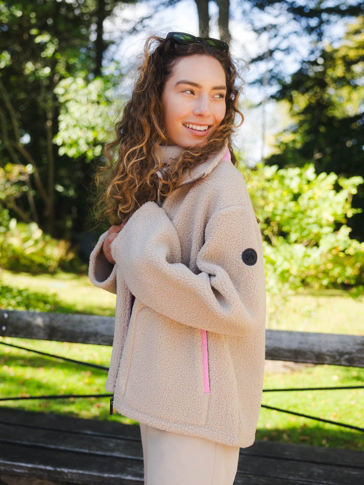 Twentyfour Popsi Pile Jakke Beige