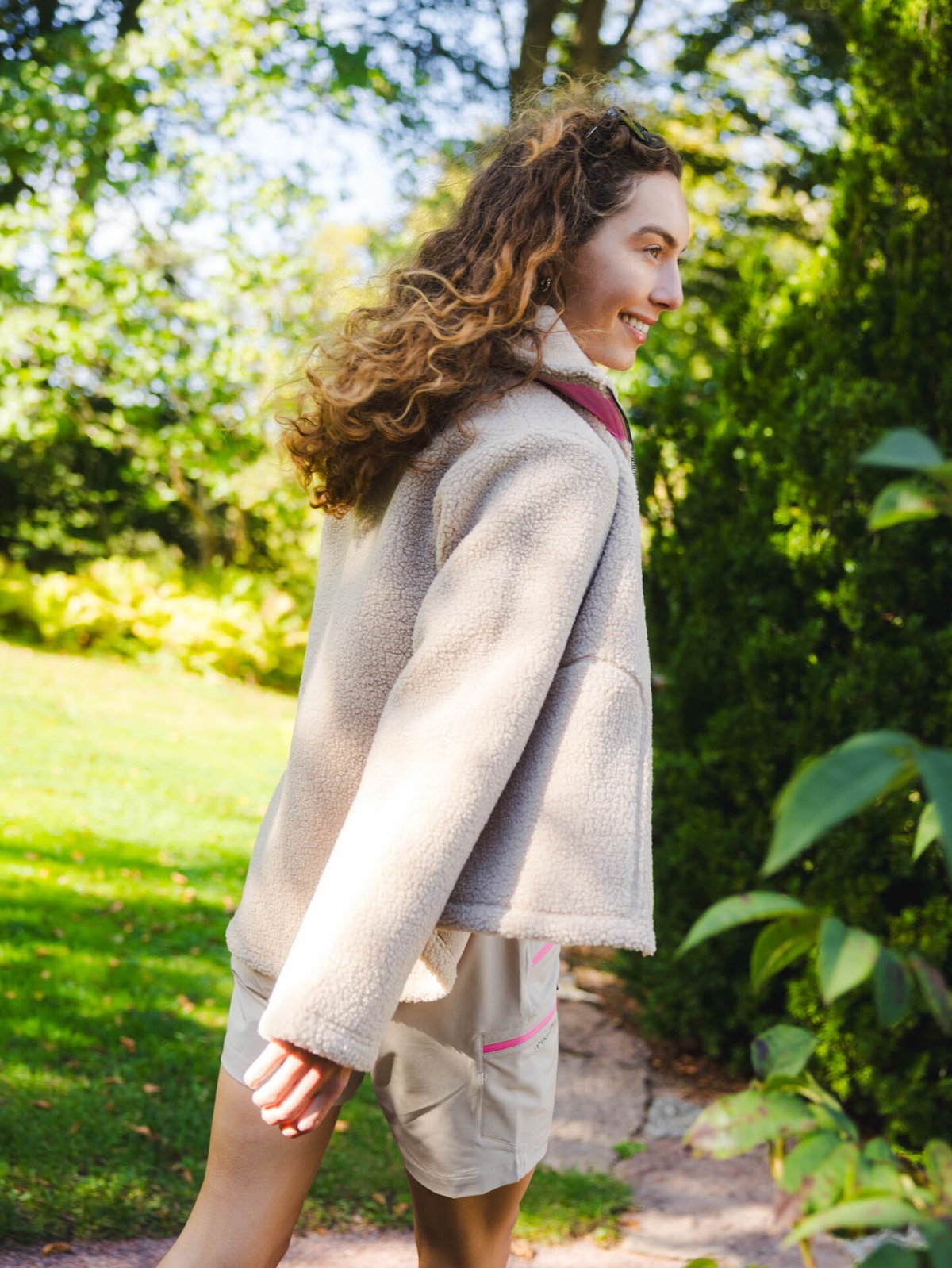 Twentyfour Popsi Pile Jakke Beige