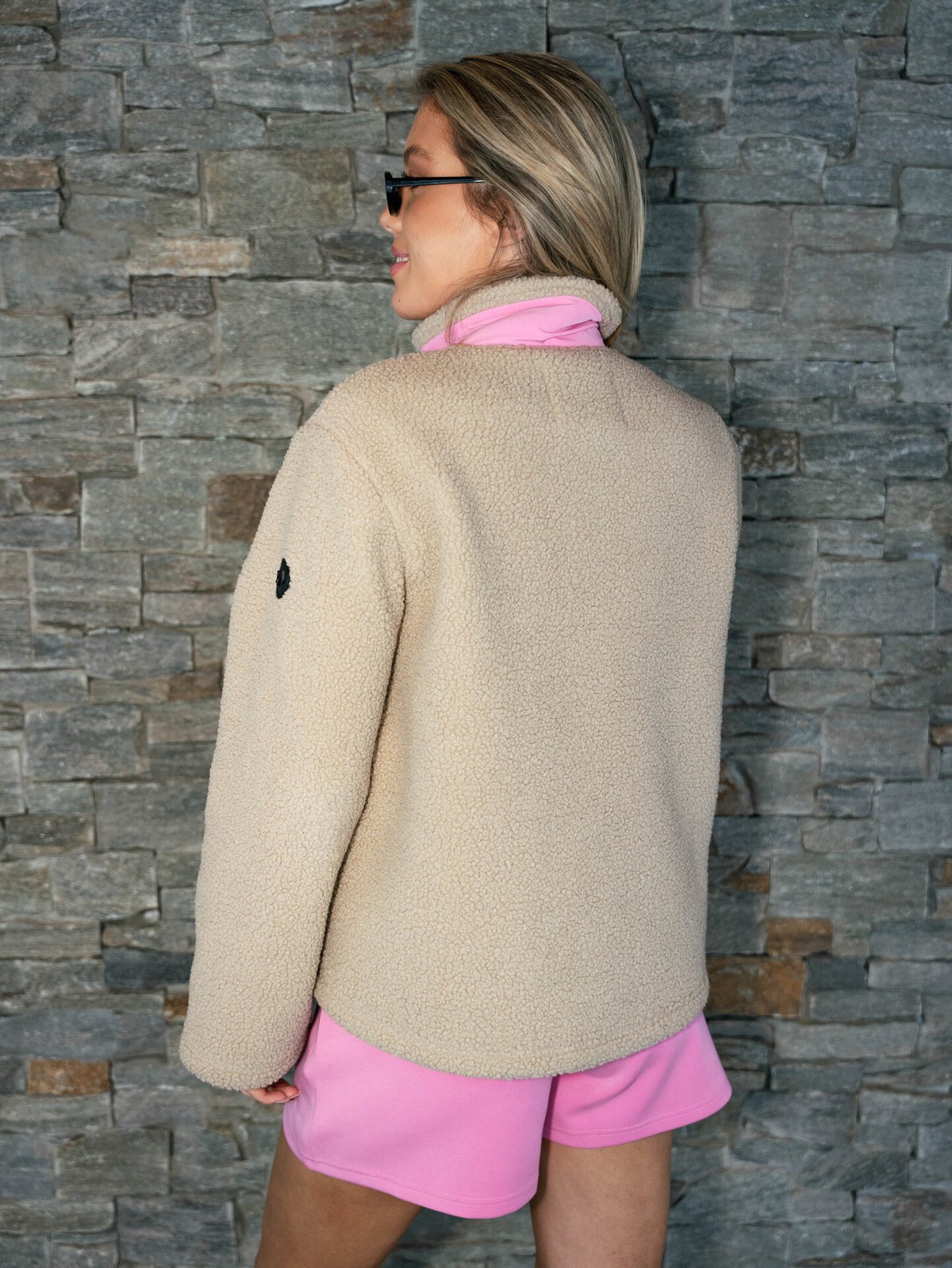 Twentyfour Popsi Pile Jakke Beige