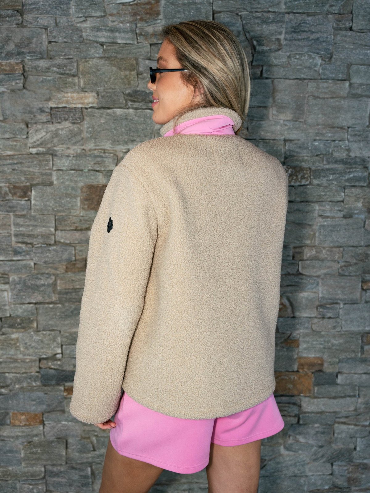 Twentyfour Popsi Pile Jakke Beige