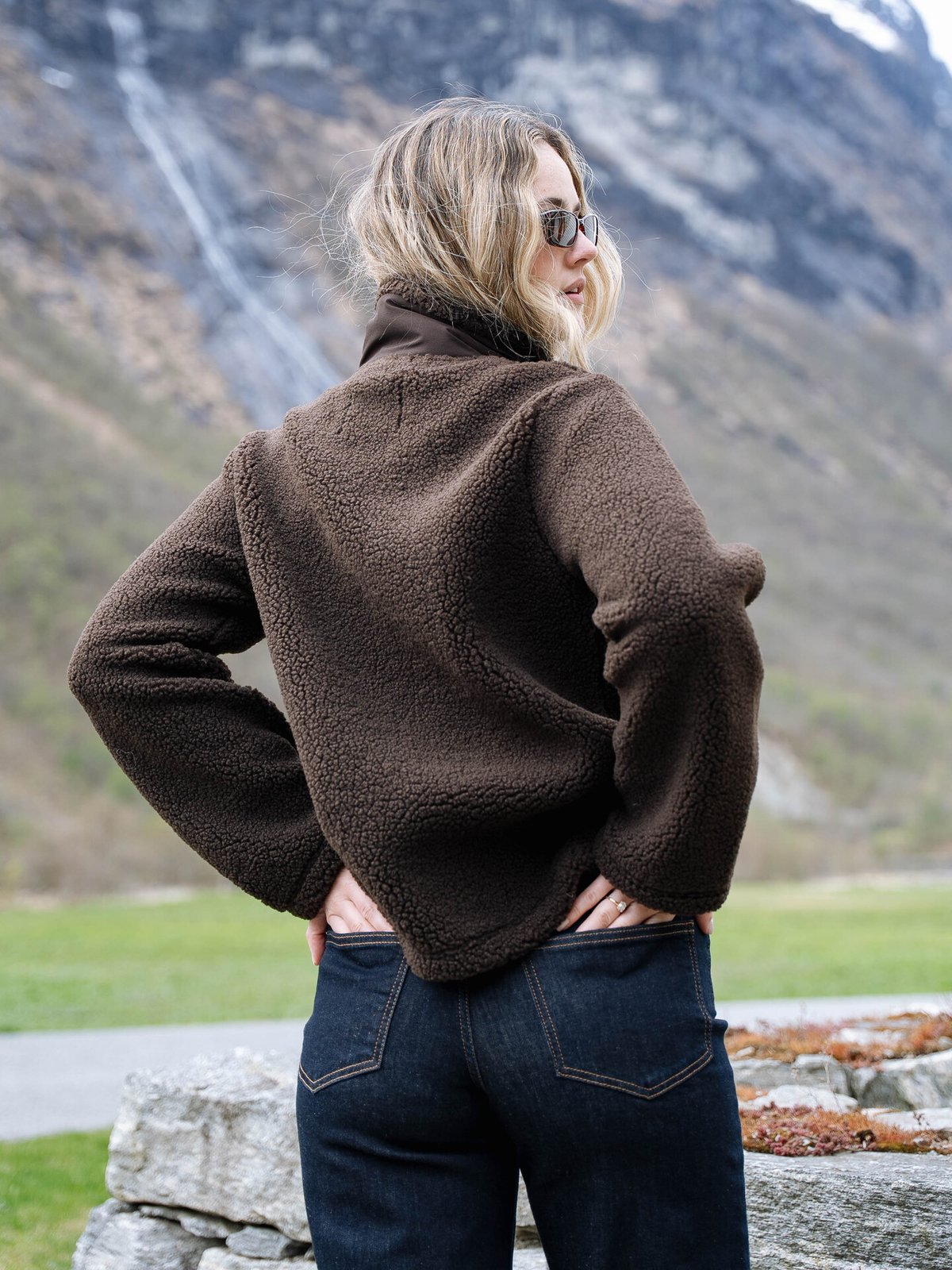 Twentyfour Popsi Pile Jakke Mørk brun