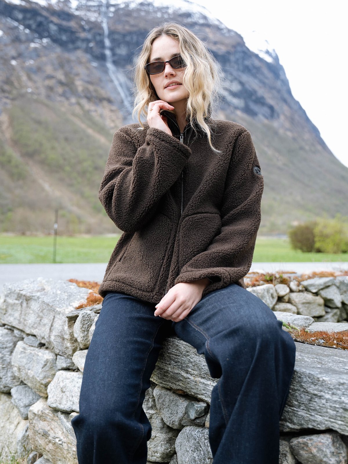 Twentyfour Popsi Pile Jakke Mørk brun