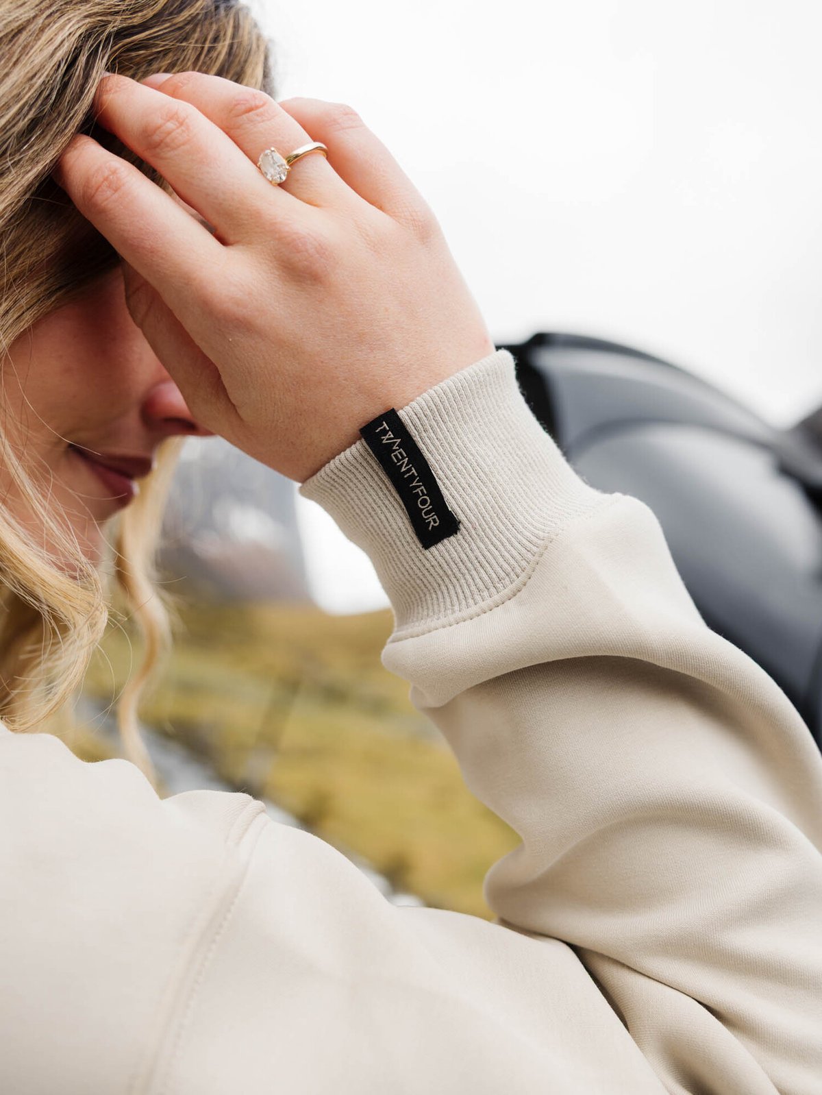 Twentyfour Mode Vivi Half Zip Genser Varm Grå