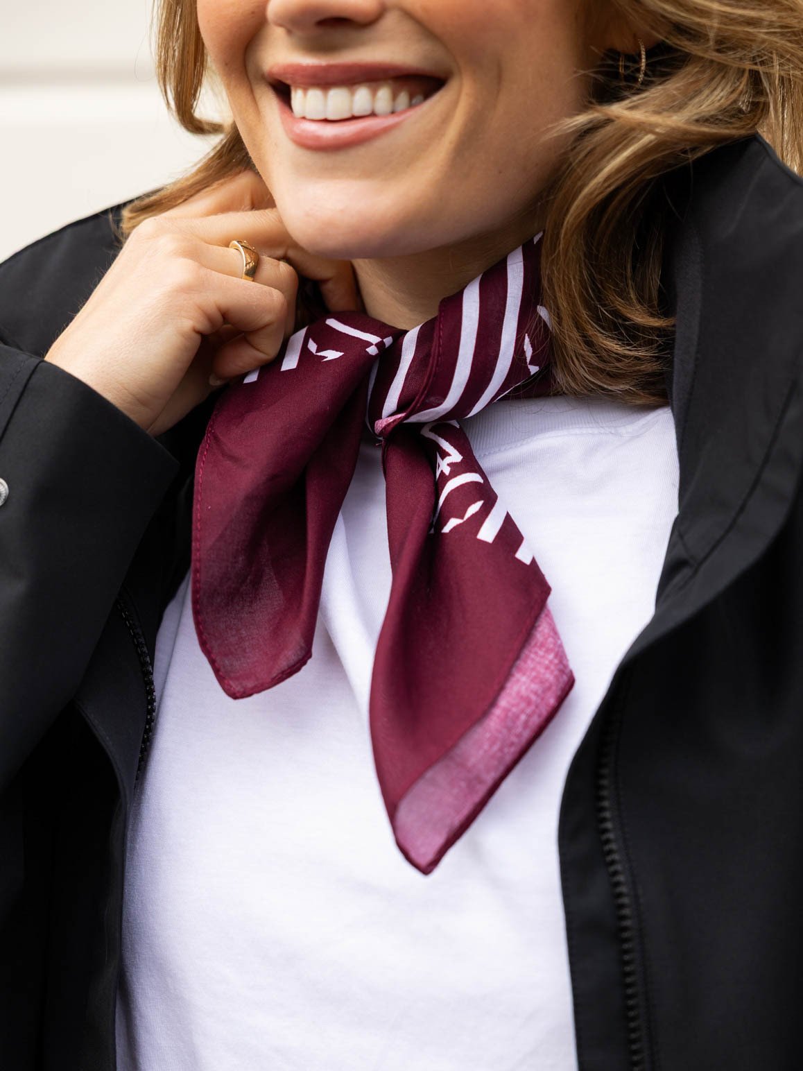 Twentyfour Legacy Bandana Skjerf M Burgunder