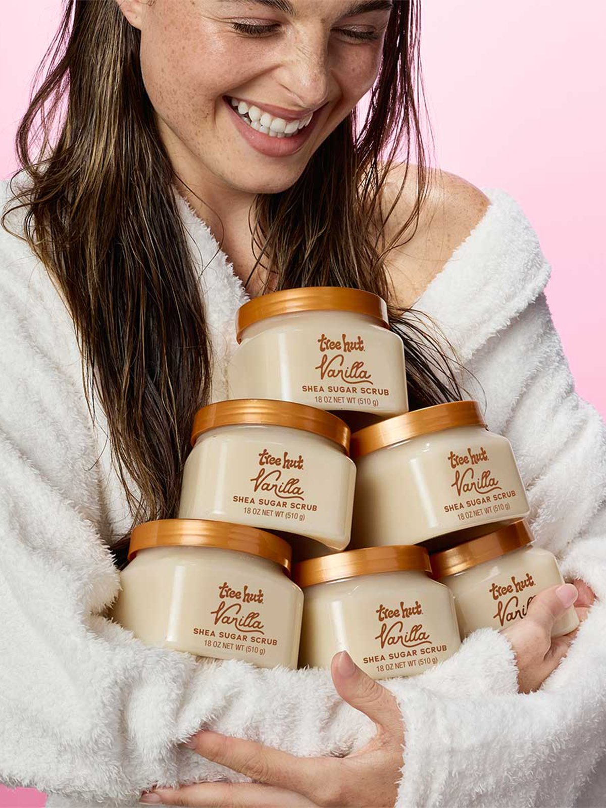 Tree Hut Shea Sugar Scrub Vanilla 510 gram Flerfarget