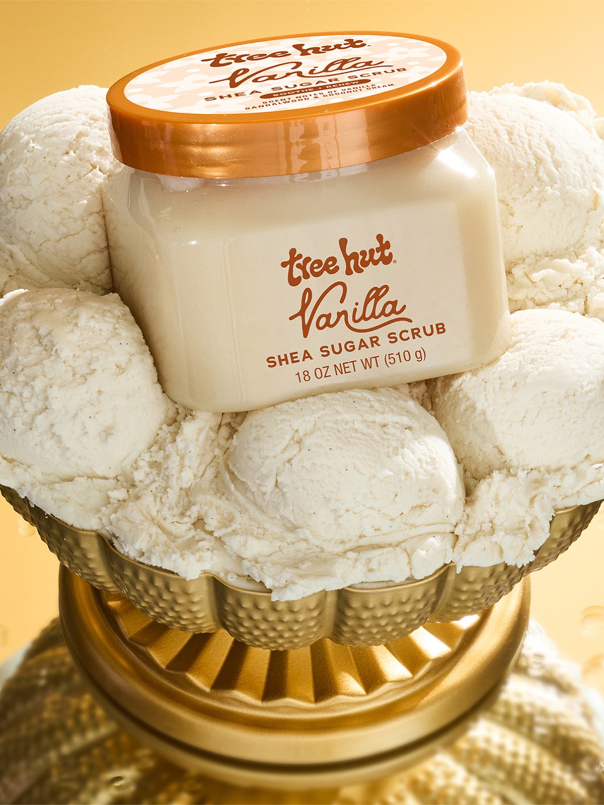 Tree Hut Shea Sugar Scrub Vanilla 510 gram Flerfarget