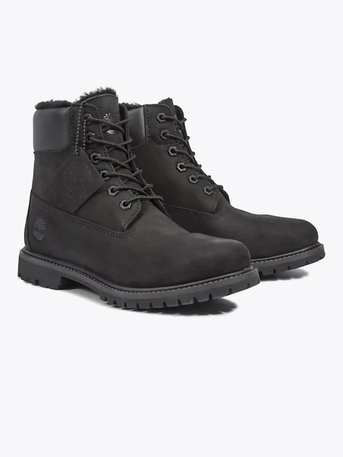 Timberland 6 inch Premium Shearling Lined Waterproof Boot Black