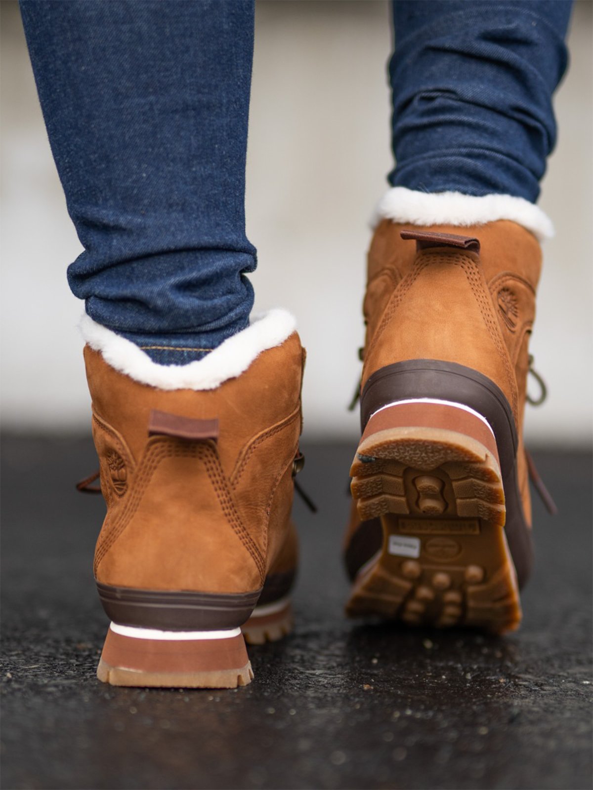 Timberland Euro Hiker Fur Lined Waterproof Boot Saddle Numbuck