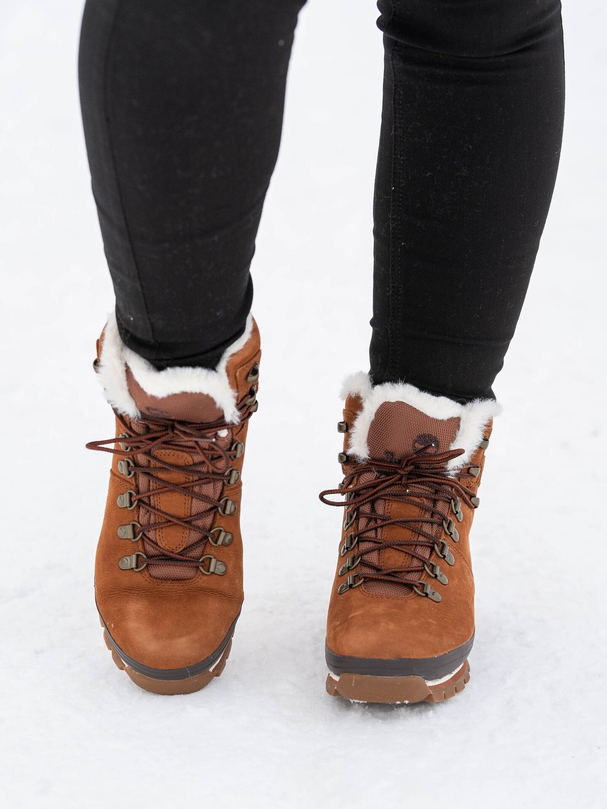 Timberland Euro Hiker Fur Lined Waterproof Boot Brun