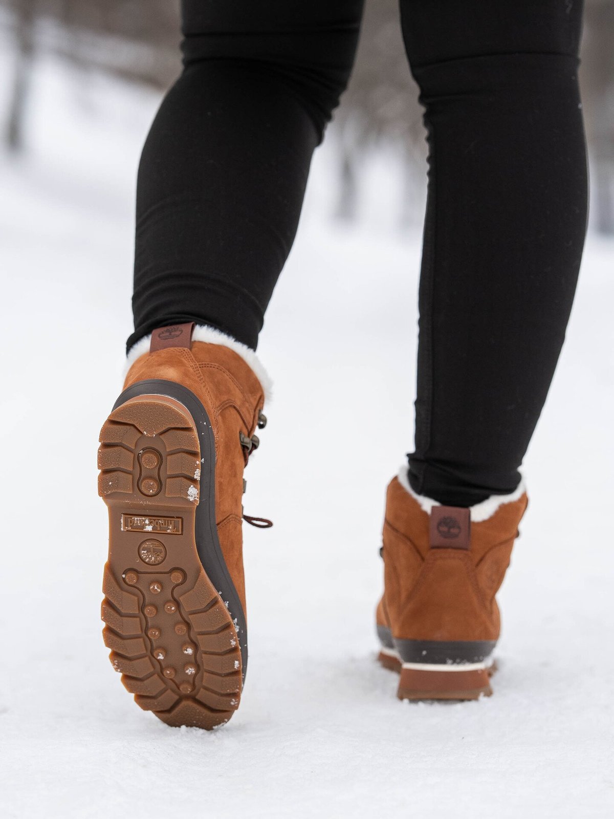 Timberland Euro Hiker Fur Lined Waterproof Boot Brun