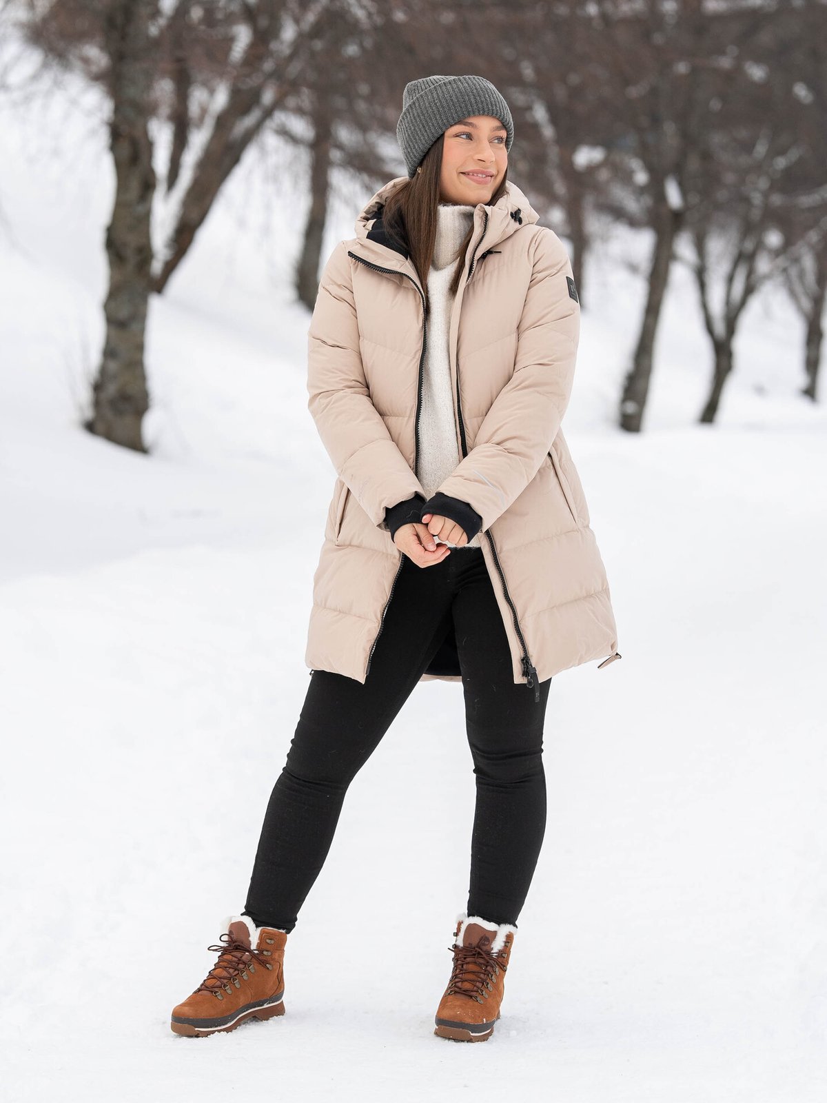 Timberland Euro Hiker Fur Lined Waterproof Boot Brun