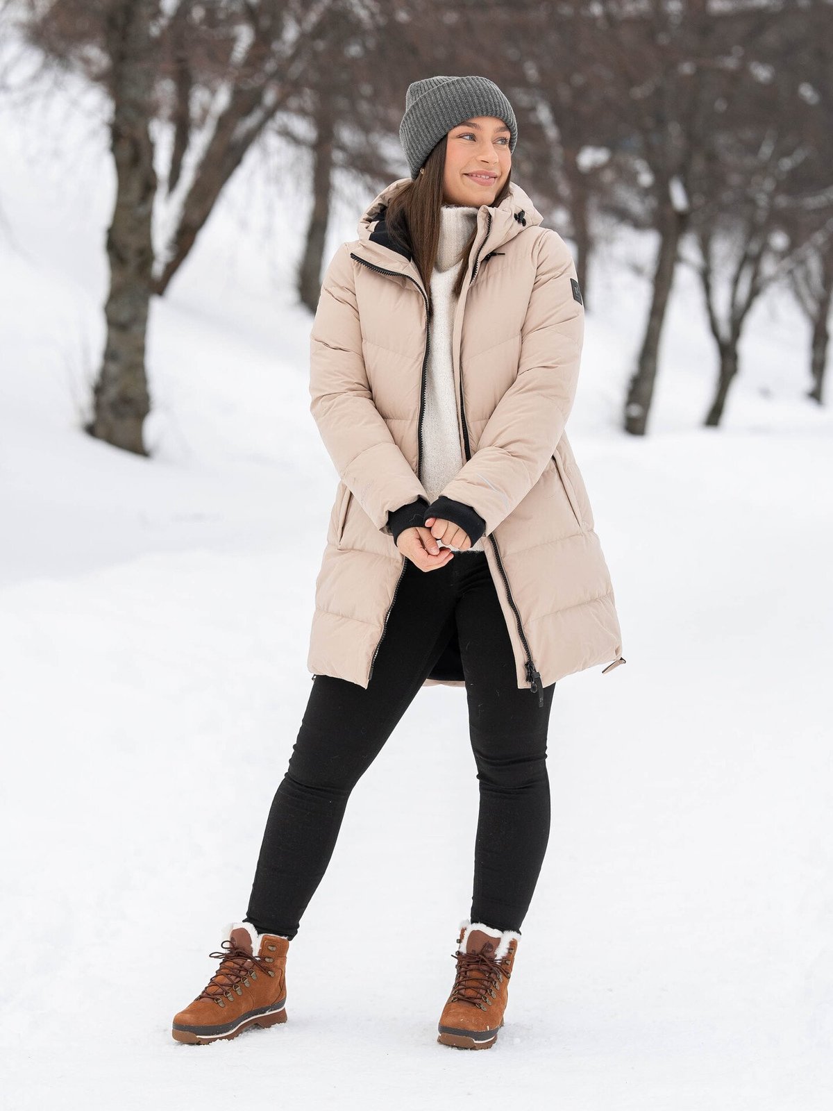 Timberland Euro Hiker Fur Lined Waterproof Boot Brun