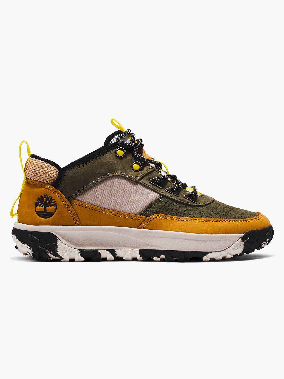 Timberland GreenStride™ Motion 6 Mid Lace-Up Waterproof Hiking Boot Wheat Nubuck w Beige