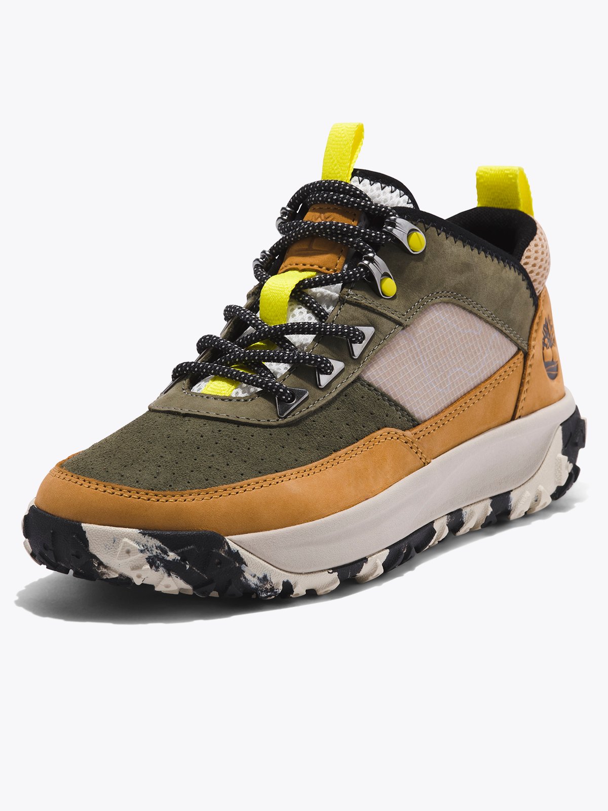 Timberland GreenStride™ Motion 6 Mid Lace-Up Waterproof Hiking Boot Wheat Nubuck w Beige