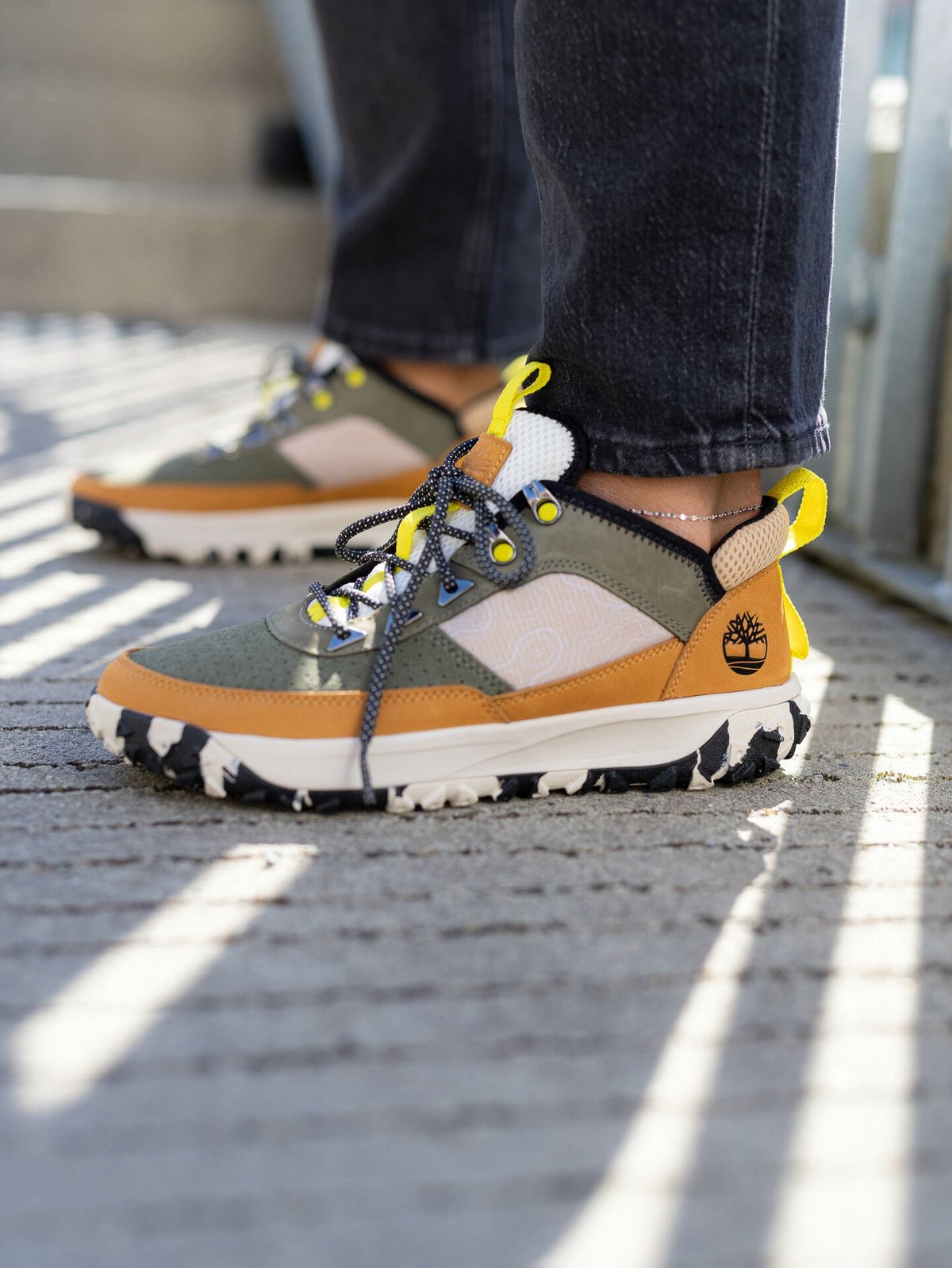 Timberland GreenStride™ Motion 6 Mid Lace-Up Waterproof Hiking Boot Wheat Nubuck w Beige