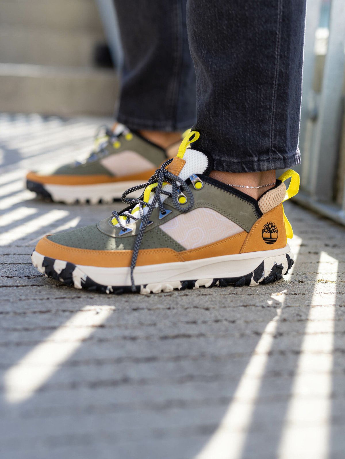 Timberland GreenStride™ Motion 6 Mid Lace-Up Waterproof Hiking Boot Wheat Nubuck w Beige