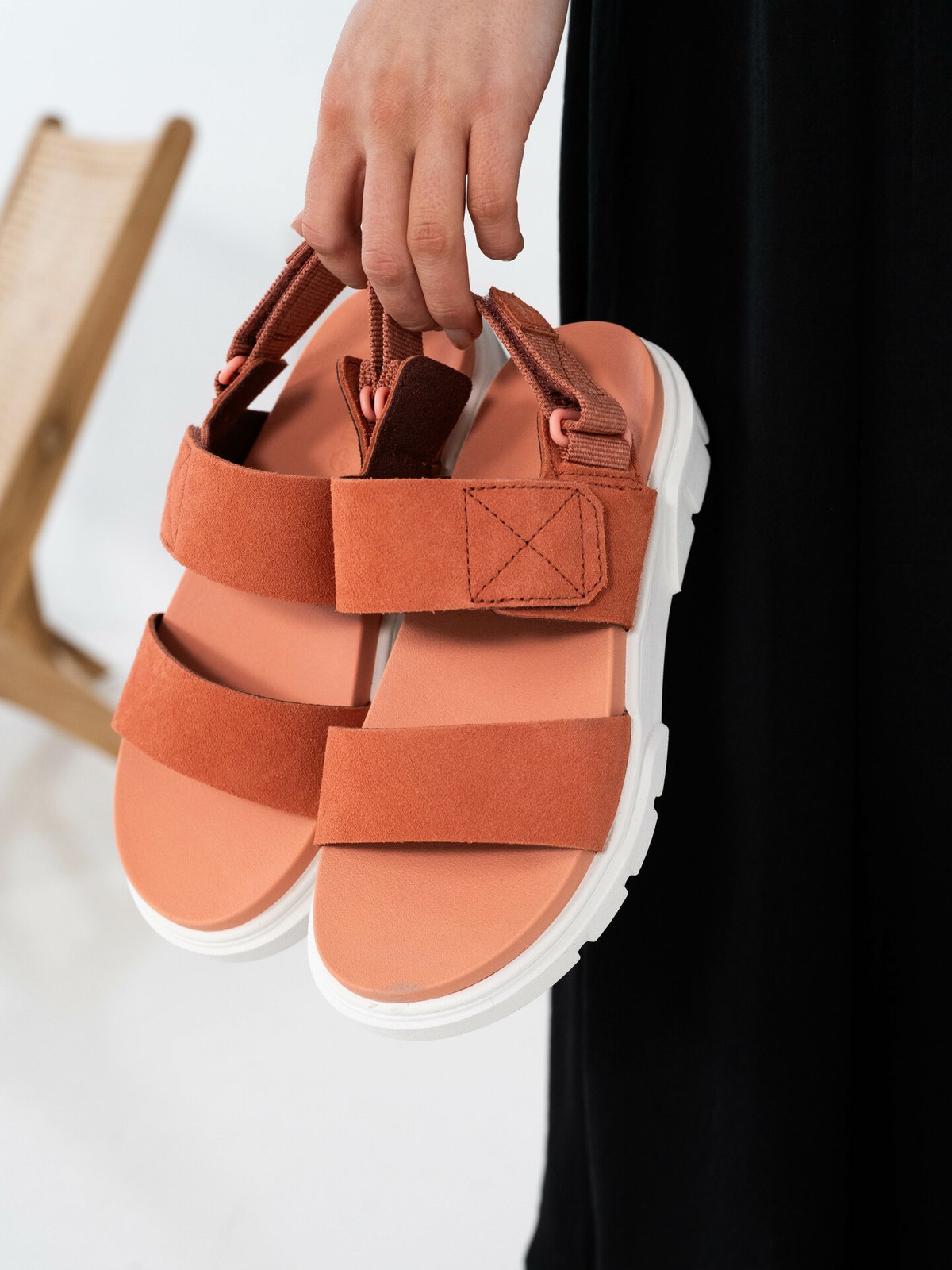 Timberland Greyfield Sandal Red Suede