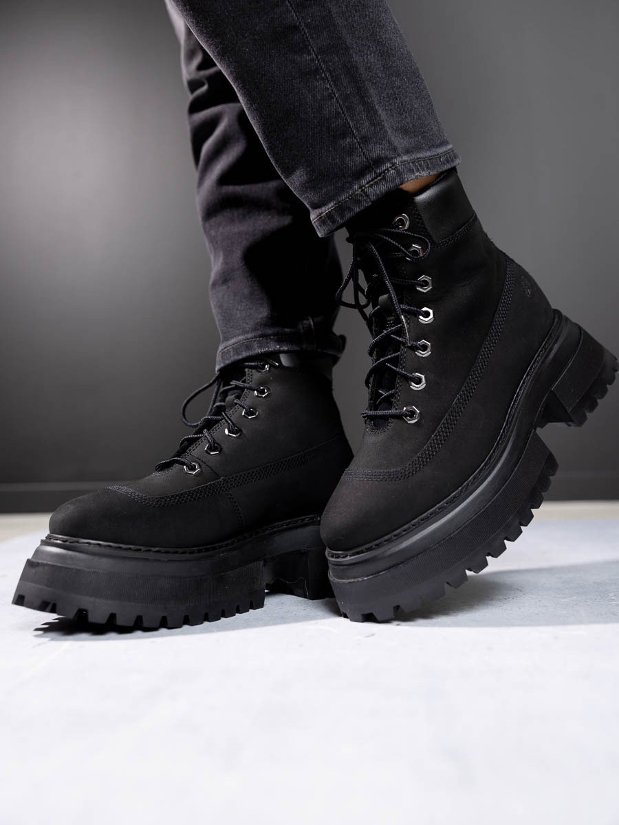 Timberland Sky 6In Lace Up Black Nubuck