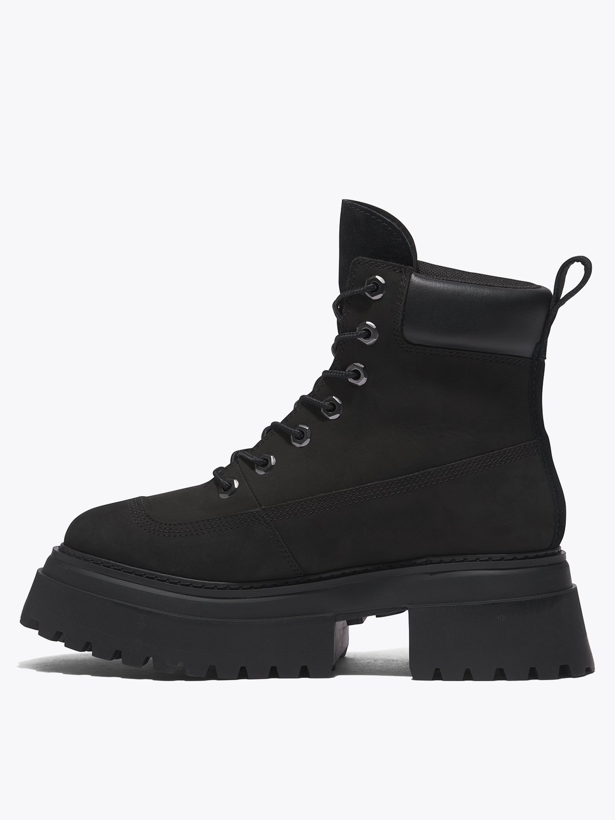 Timberland Sky 6In Lace Up Black Nubuck