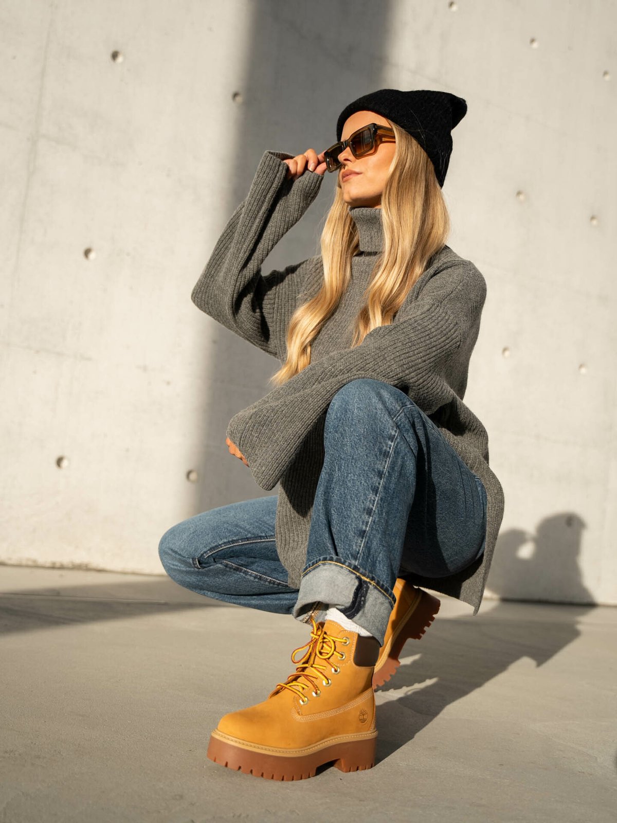 Timberland Stone Street 6 Inch Waterproof Beige