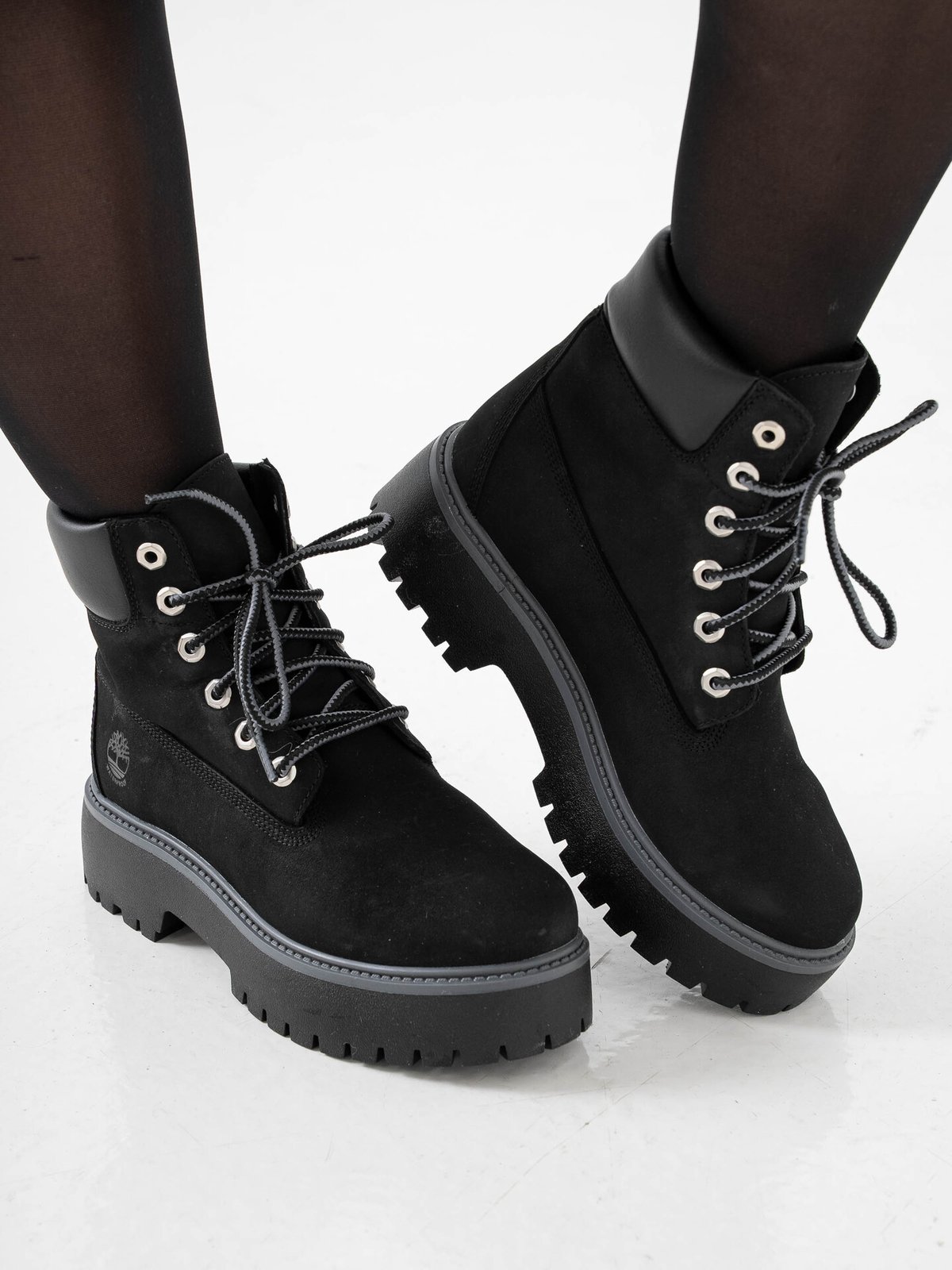 Timberland Stone Street 6 Inch Waterproof Jet Black