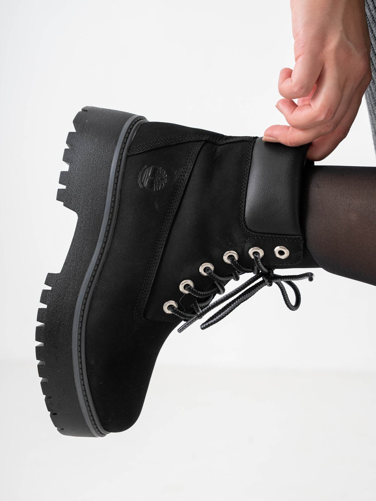 Timberland Stone Street 6 Inch Waterproof Jet Black