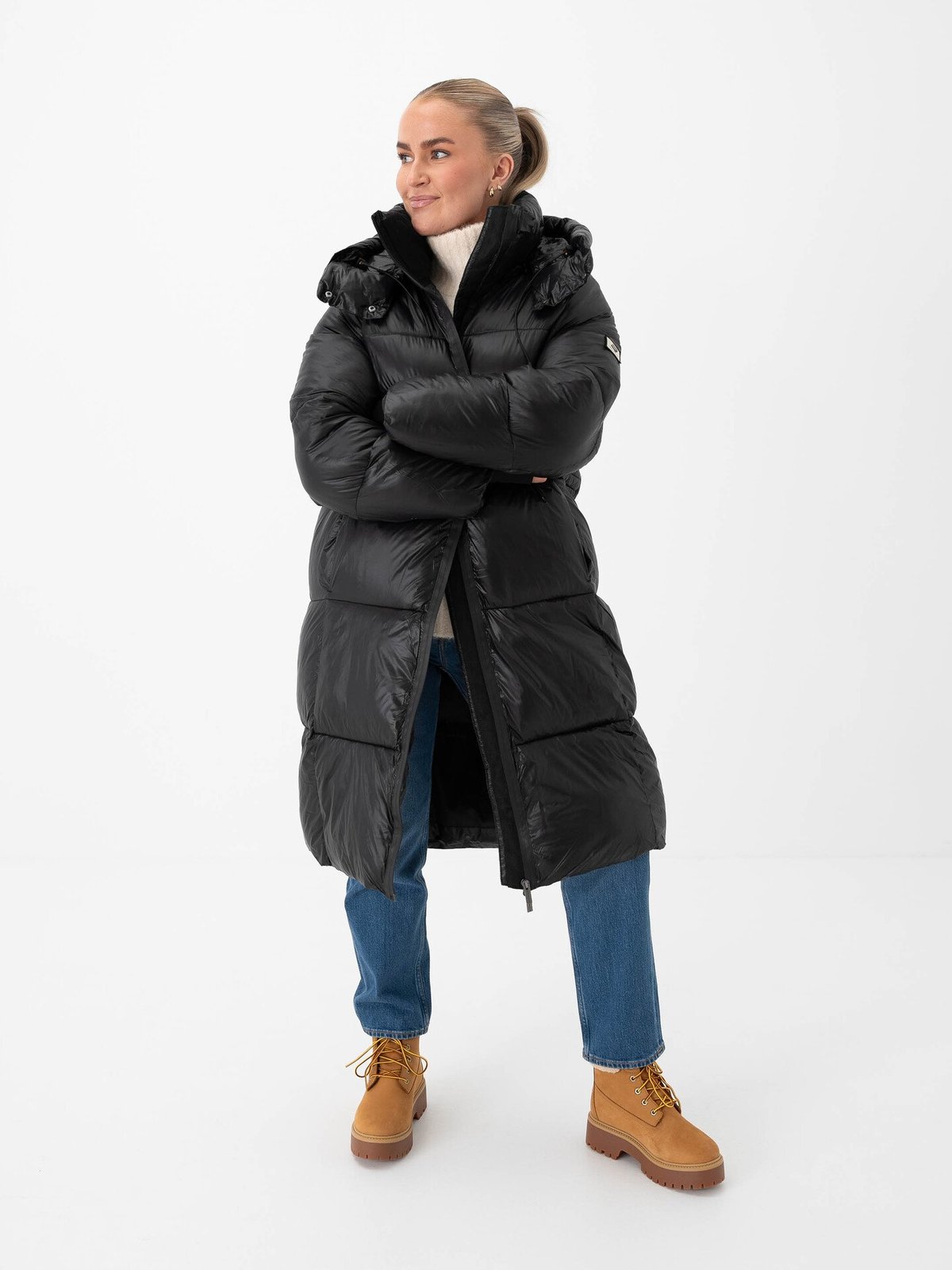 Timberland Stone Street 6 Inch WaterProof Teddy Fleece Wheat Nubuck