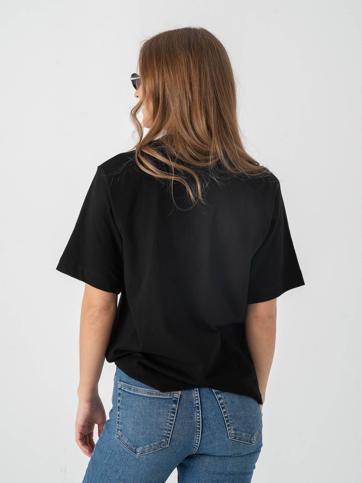 Topshop Premium Short Sleeve Basic Top Black