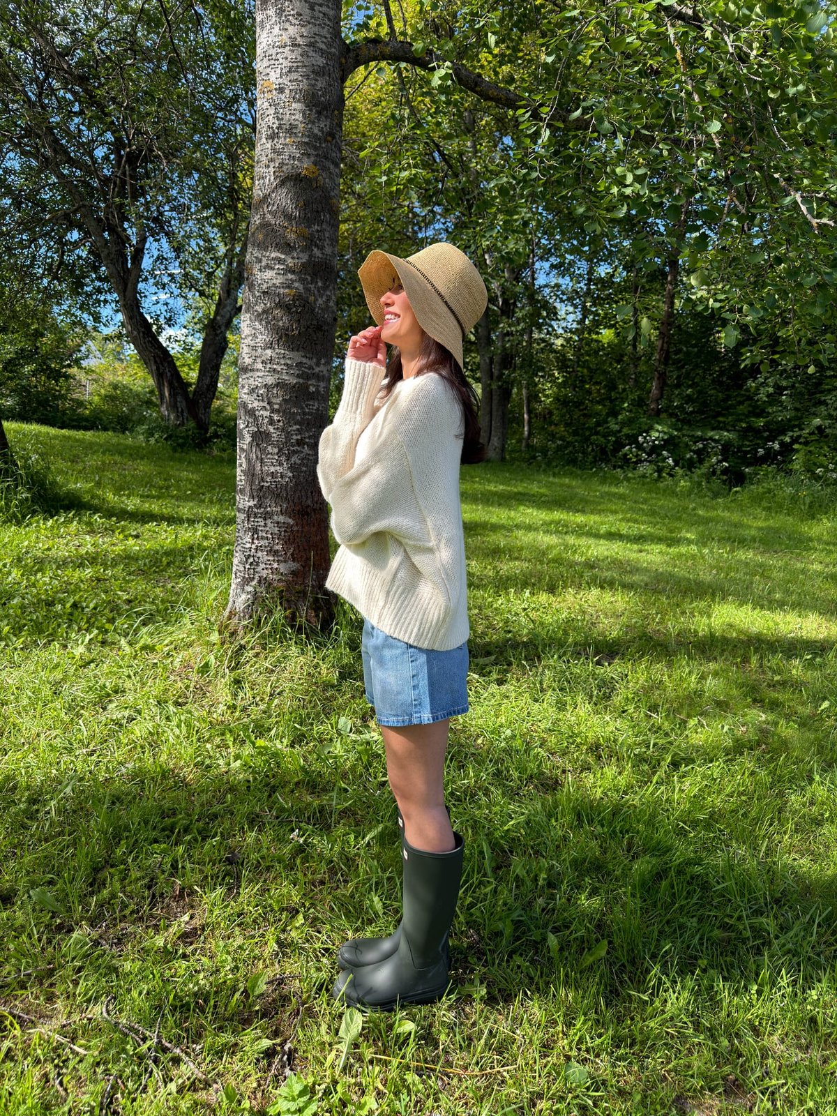 Topshop Vigga Highrise Denim Shorts Light Blue Denim
