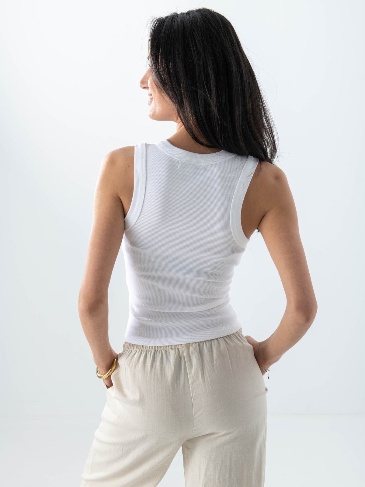 Topshop Mary Short Sleeve Top Snow White