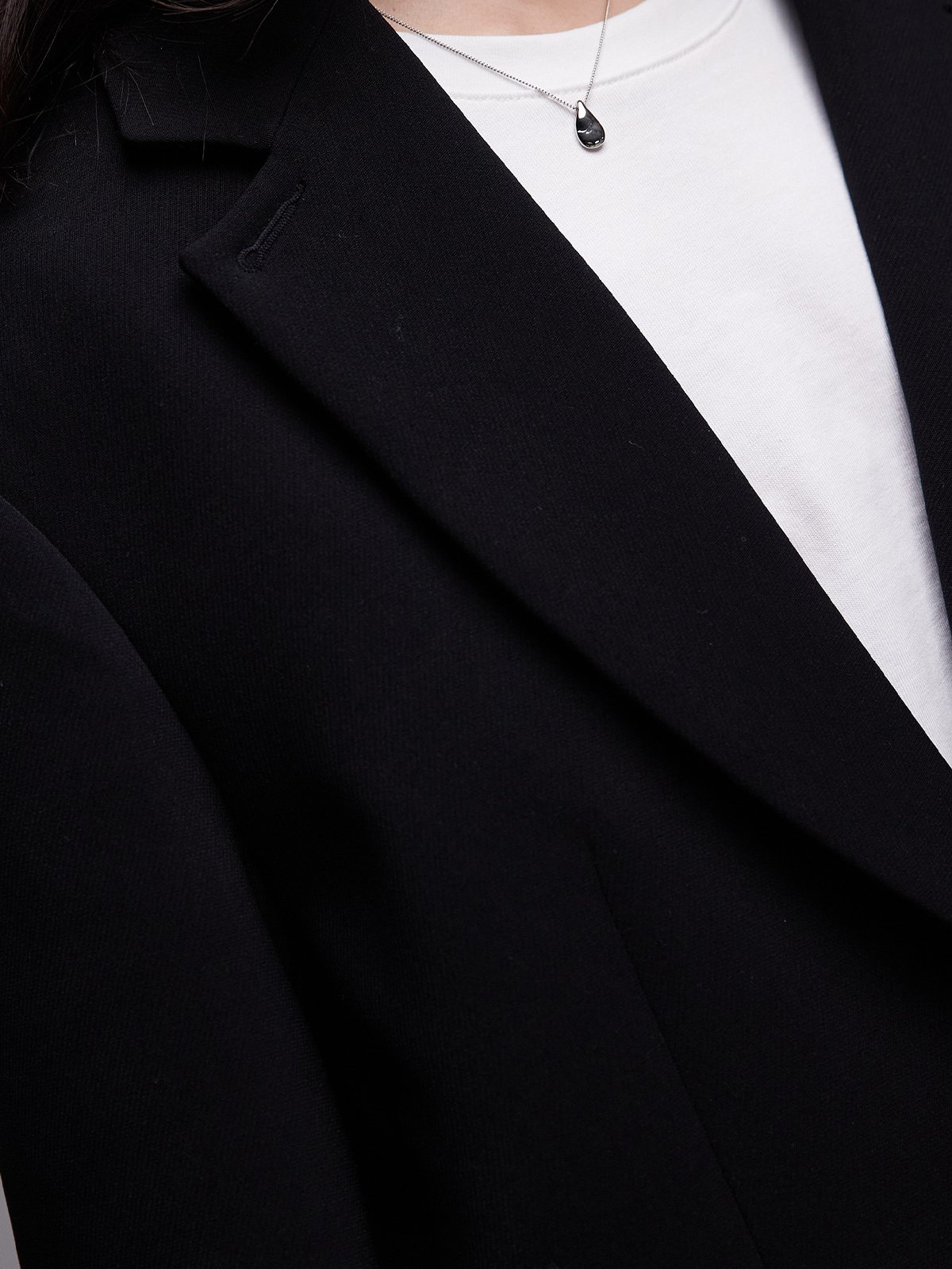 Topshop Louise Oversized Blazer Black