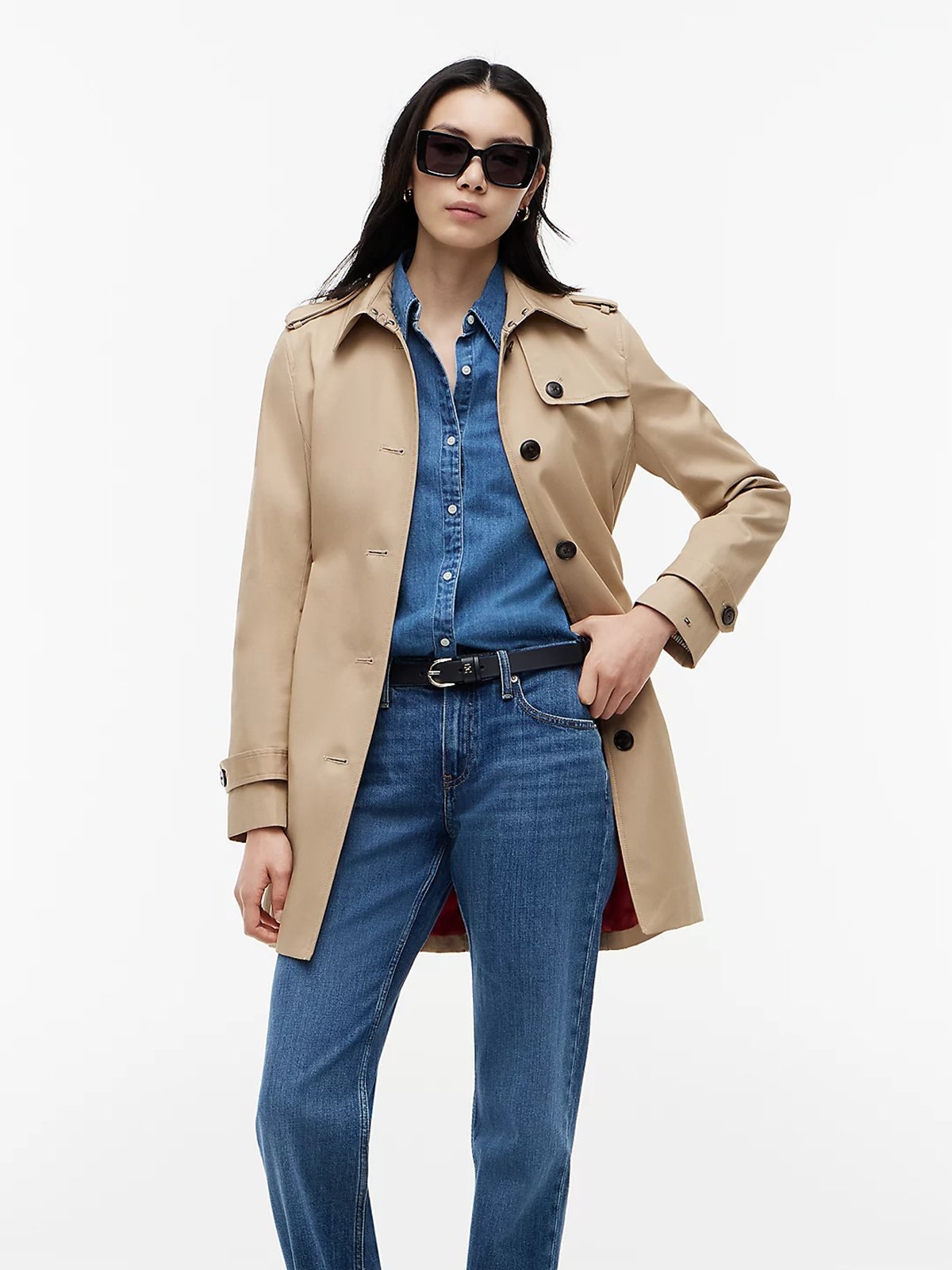 Tommy Hilfiger Heritage Single Breasted Trench Nos Beige