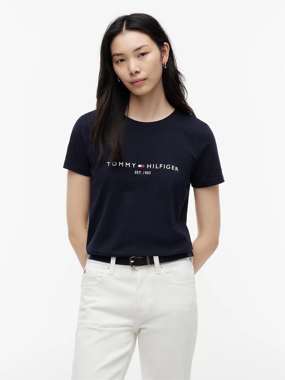Tommy Hilfiger Heritage Hilfiger O-Neck Regular Tee Blå