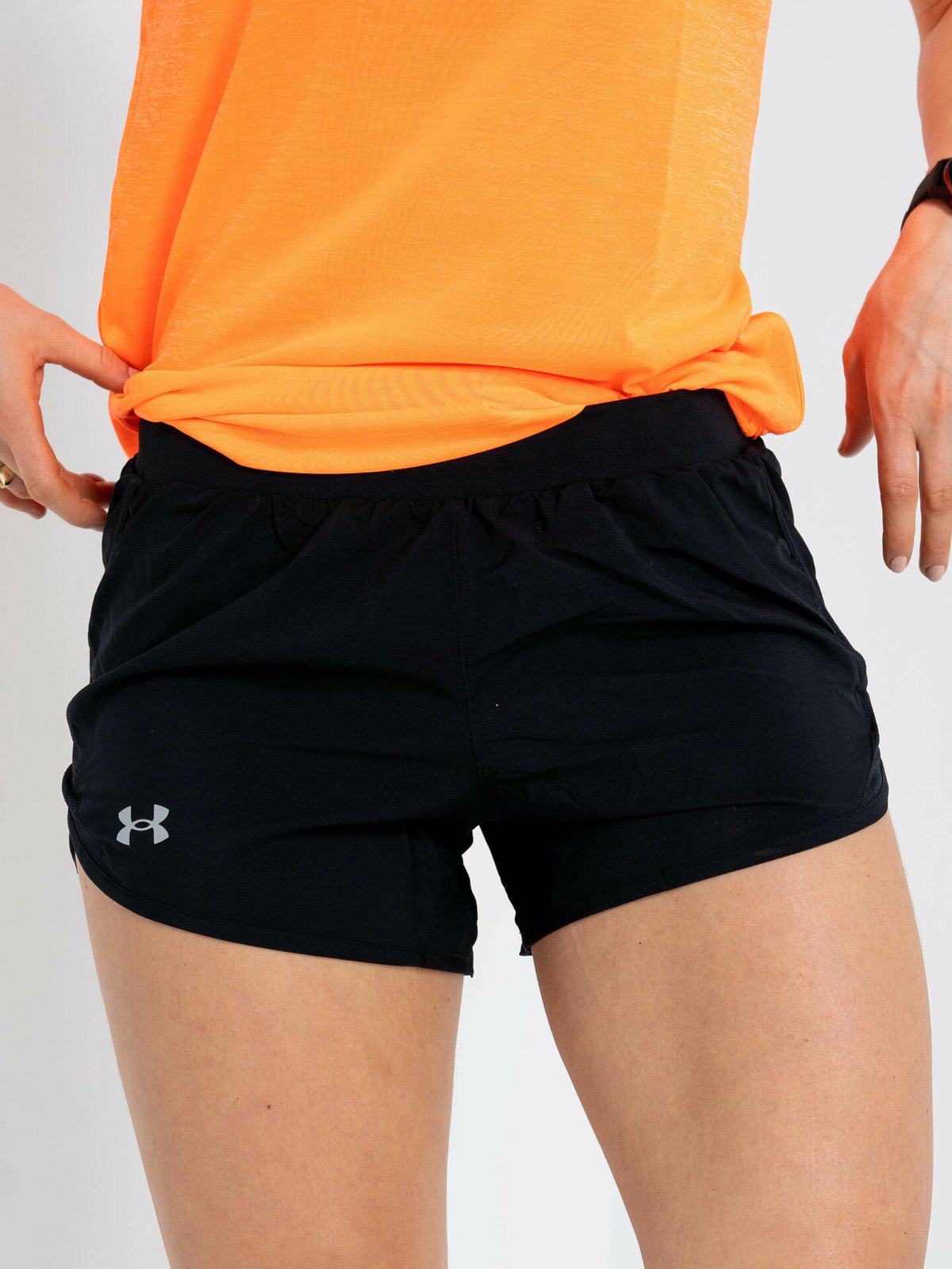 Under Armour Fly By 2.0 Shorts Black / Black / Reflective