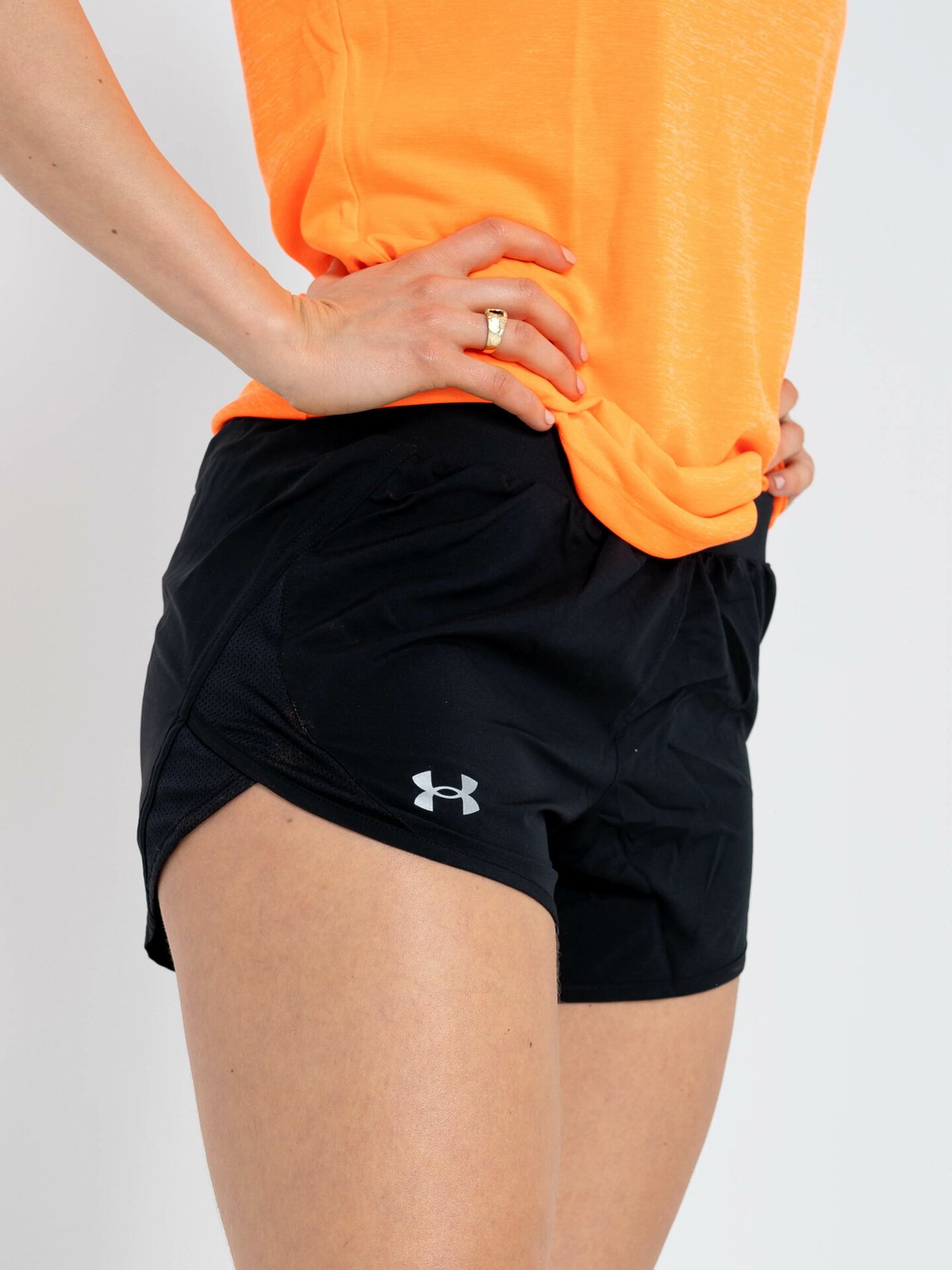 Under Armour Fly By 2.0 Shorts Black / Black / Reflective