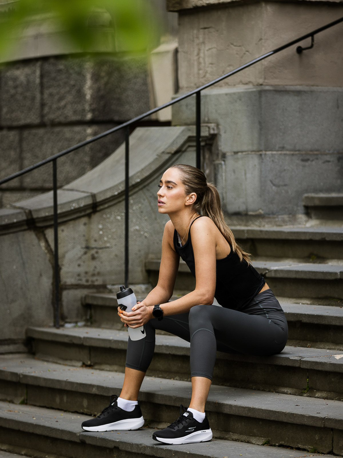 Under Armour Meridian Rib WB Ankle Leg Jet Gray / Metallic Silver