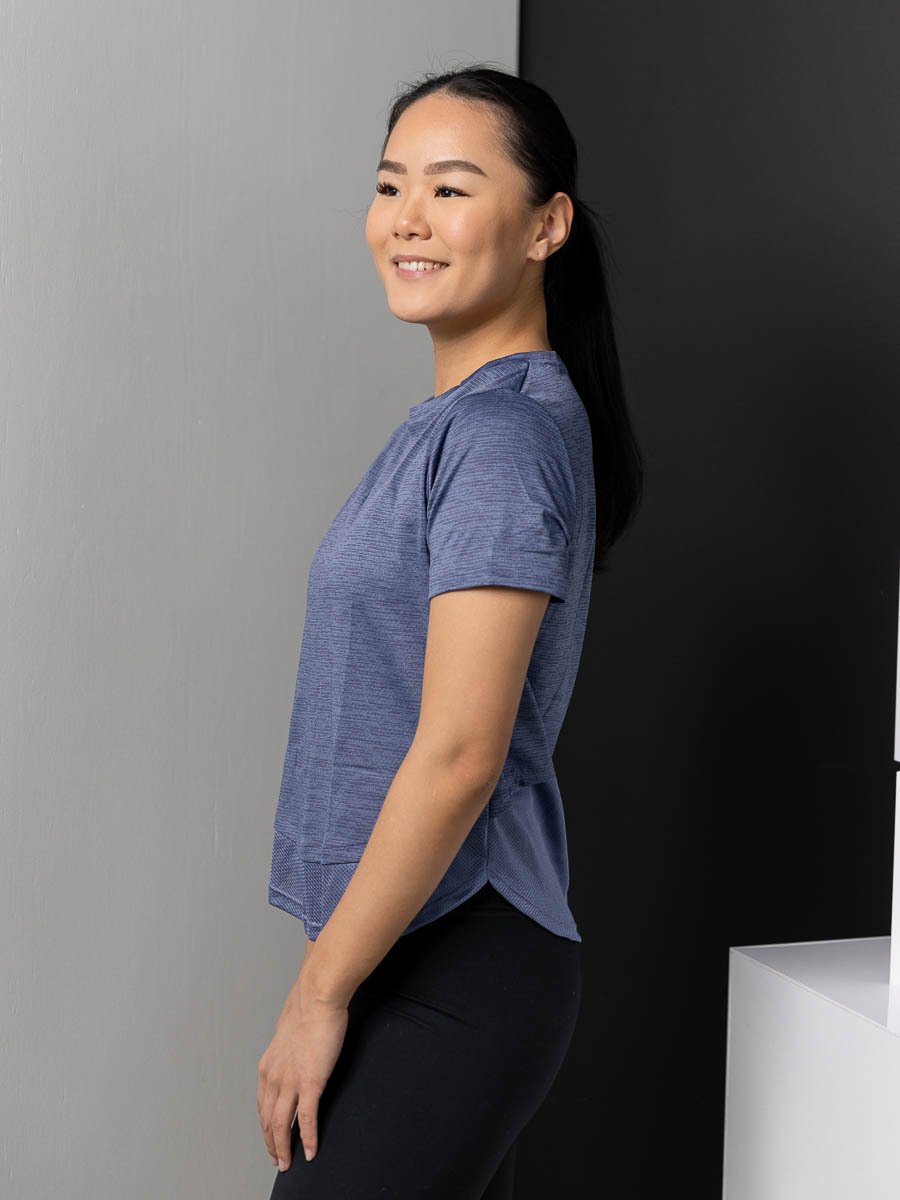 Under Armour Tech Vent Short Sleeve Aurora Purple / White