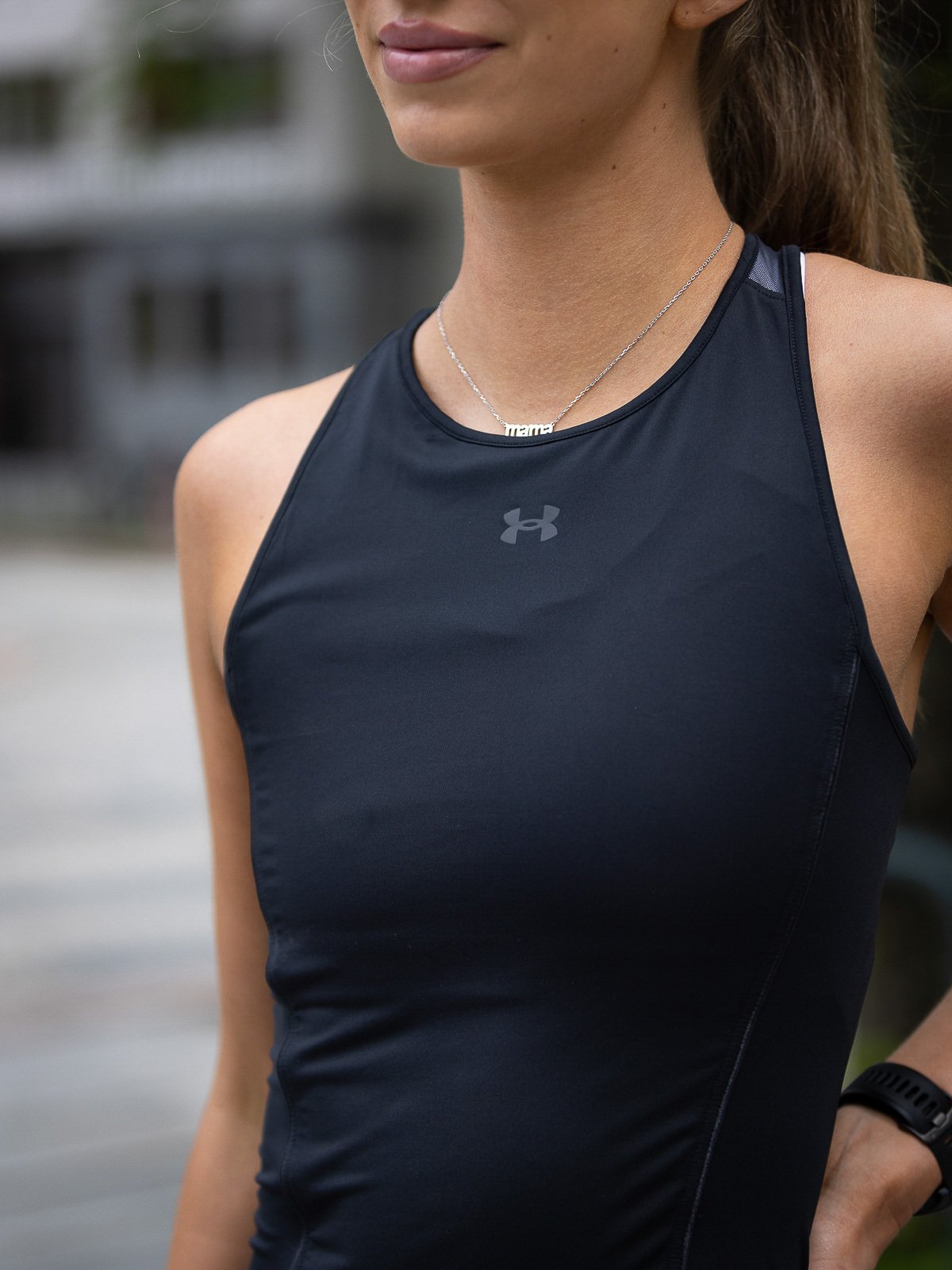 Under Armour HeatGear Armour SG Tank Black / Jet Gray