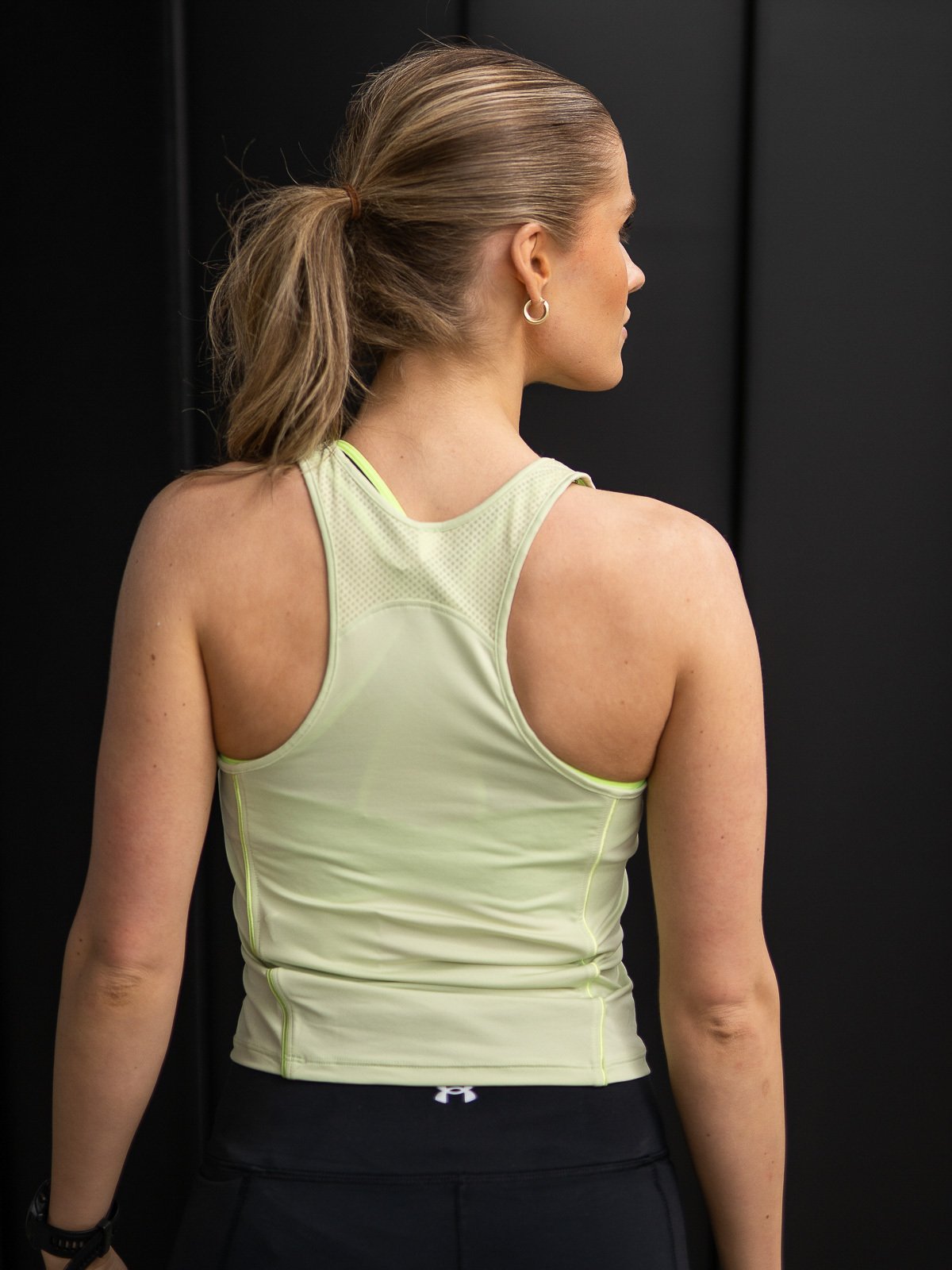 Under Armour HeatGear Armour SG Tank Pale Olive / Lime Foam