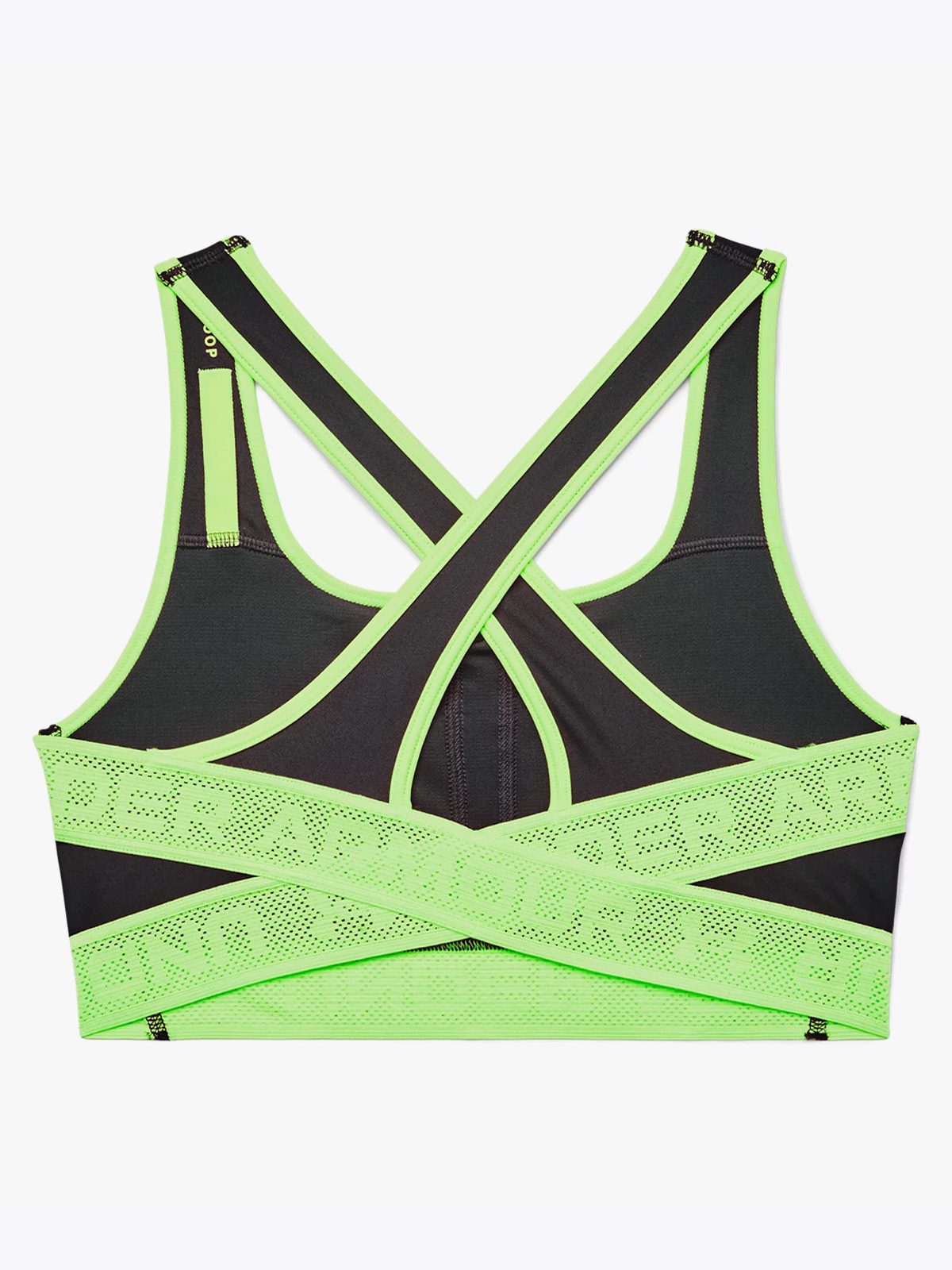 Under Armour Crossback Mid Solid NE Jet Gray / Quirky Lime