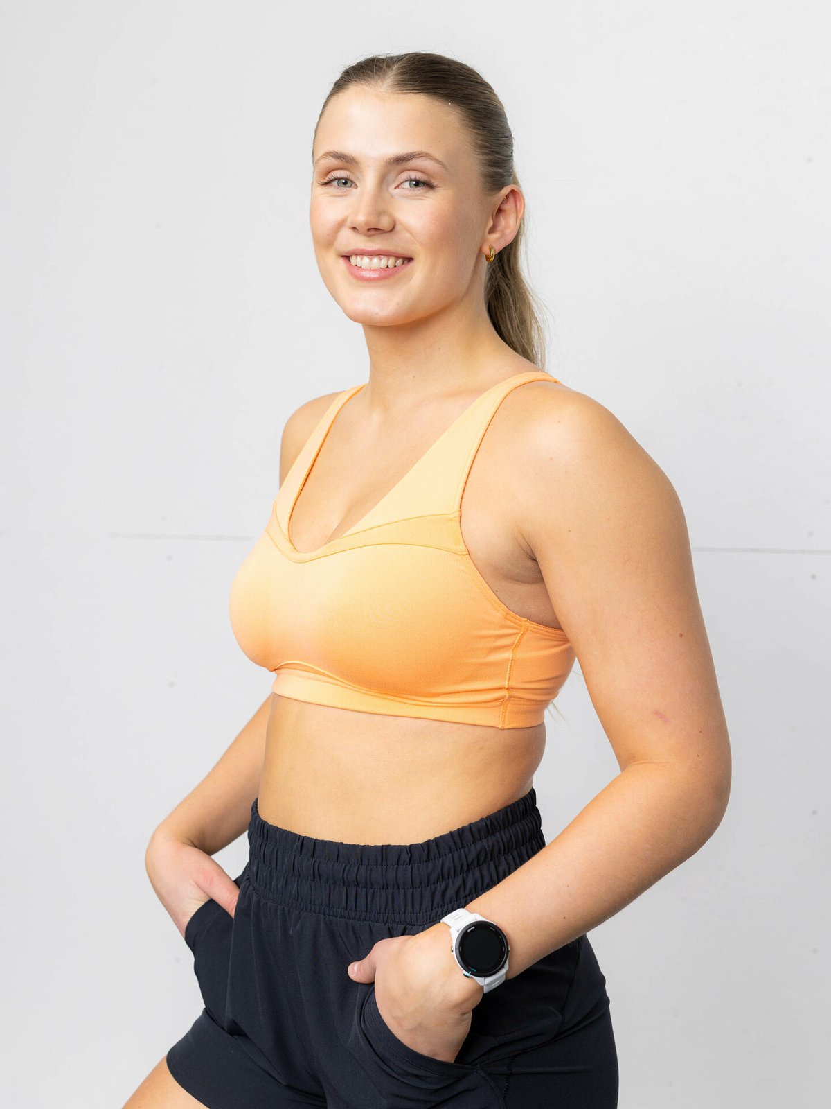 Under Armour SmartForm Mid Bra Mellow Orange / Mellow Orange